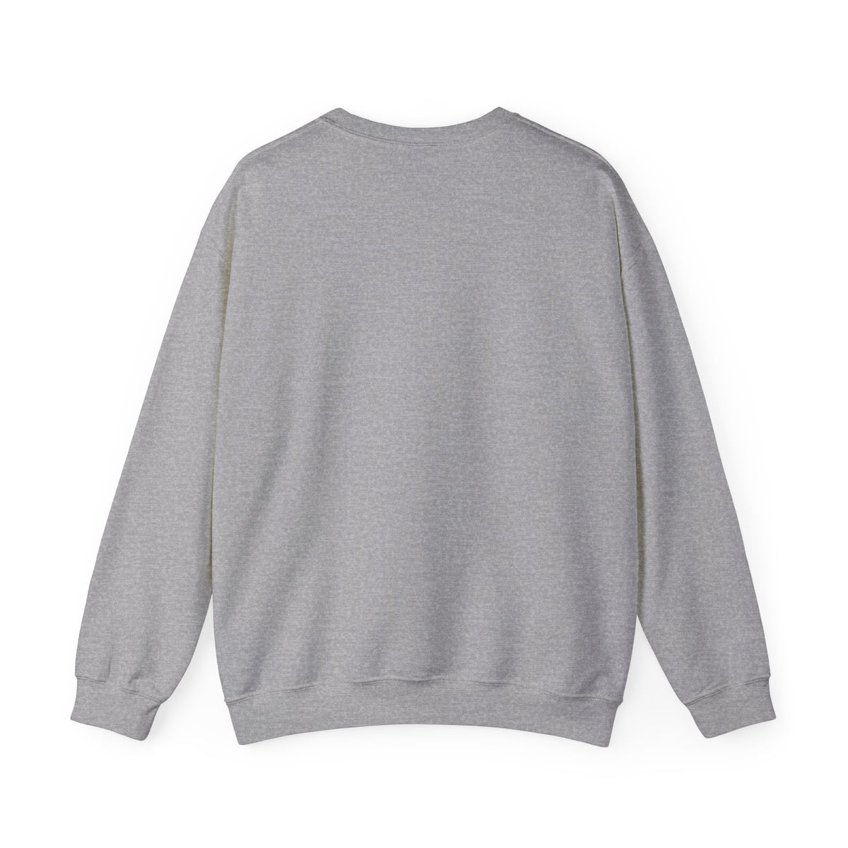 Witch & Black Cat Crewneck Sweatshirt — Halloween Witch Broom Graphic