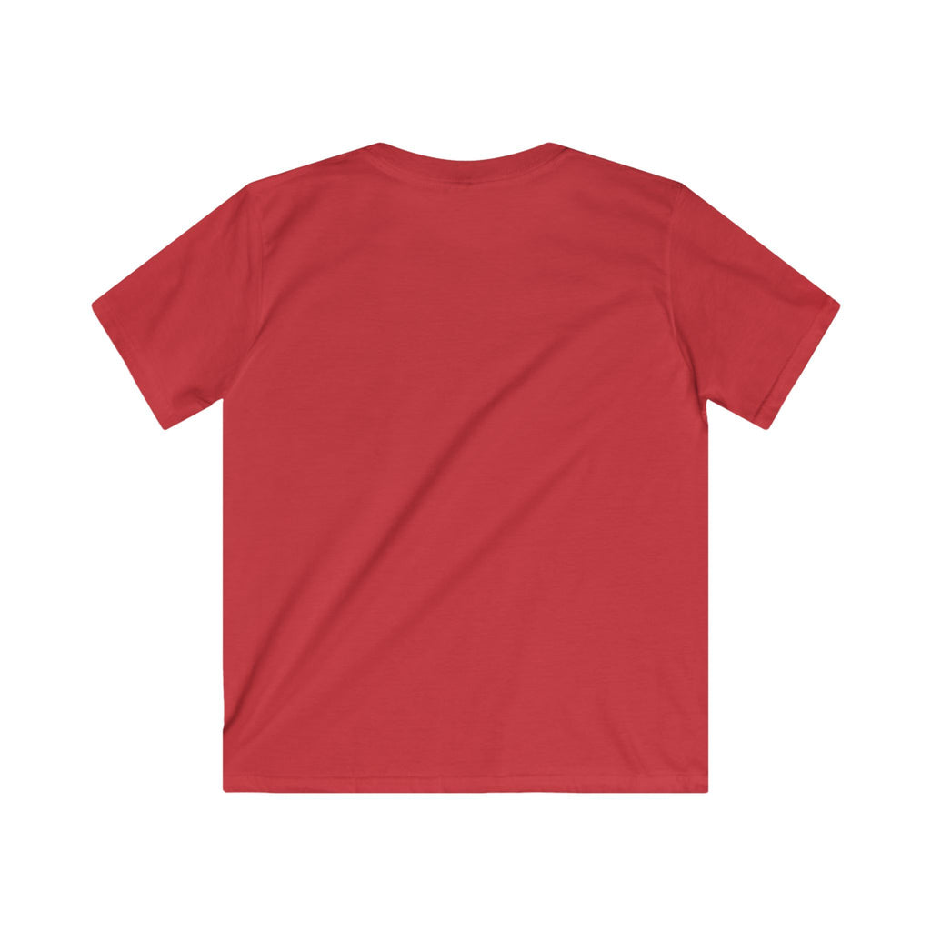 Kids Tee — "A Real Warrior" Spartan Helmet Graphic