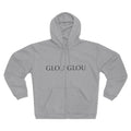GLOU GLOU Hoodie | Zip Pullover Sweatshirt, Minimal Text Design