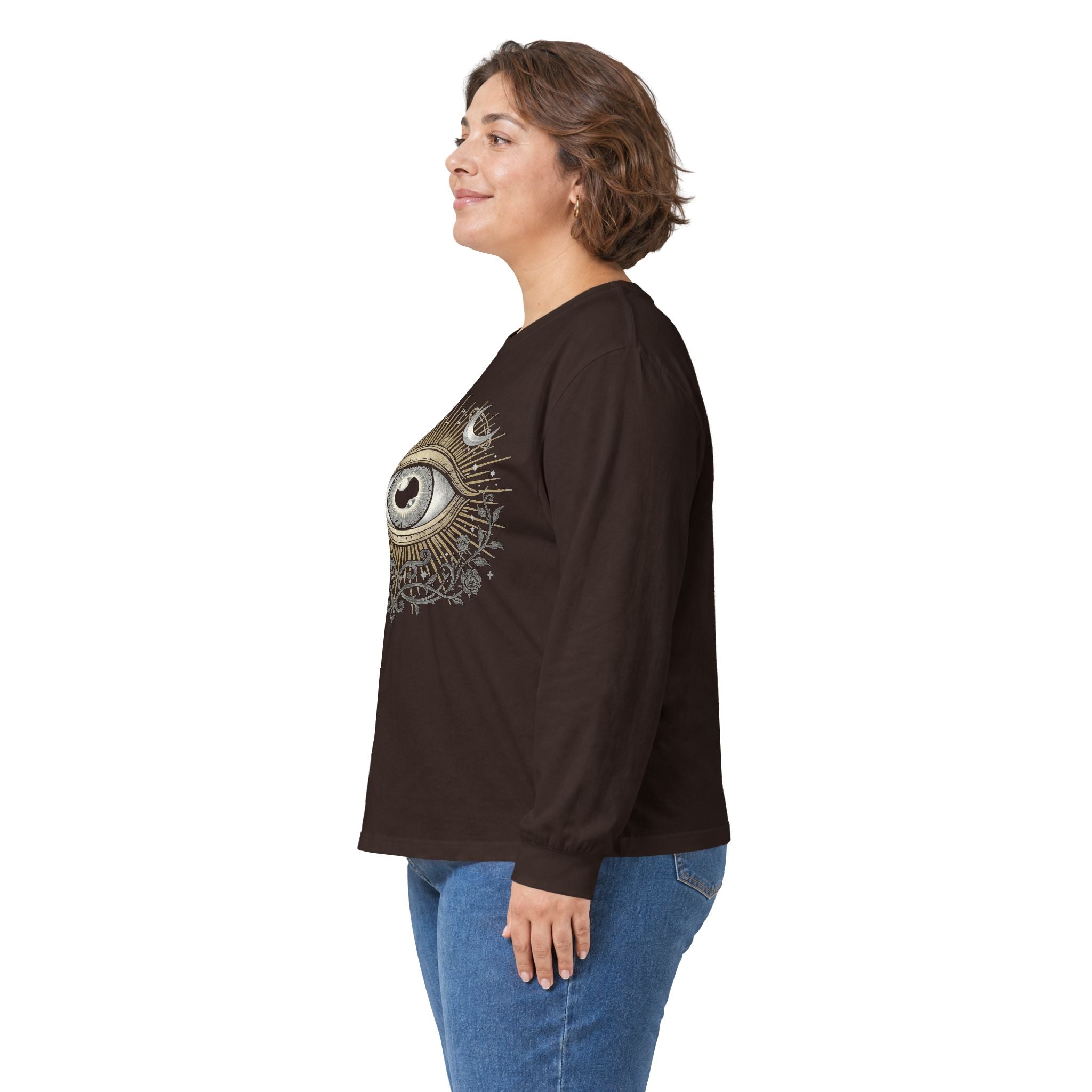 Mystic Eye Long Sleeve Tee — Vintage Occult Graphic