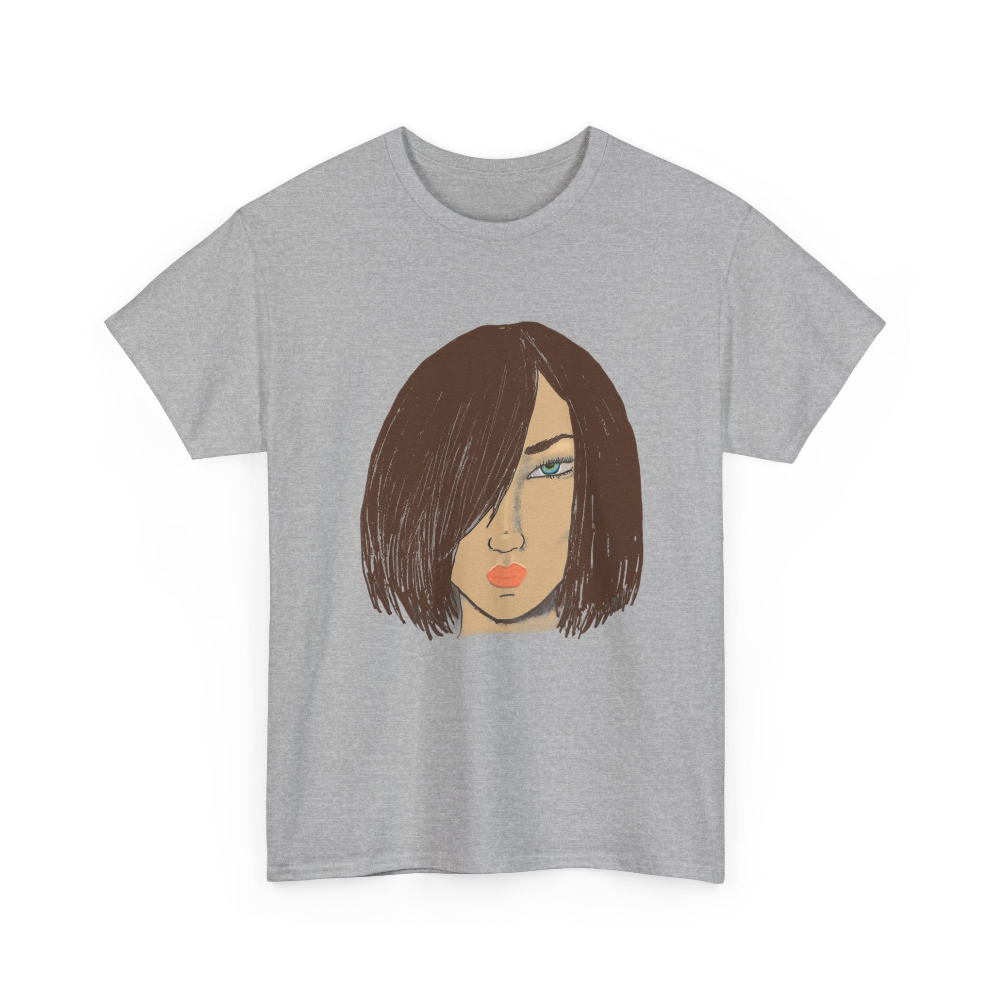 Graphic Tee — Hand-Drawn Bob Portrait Shirt