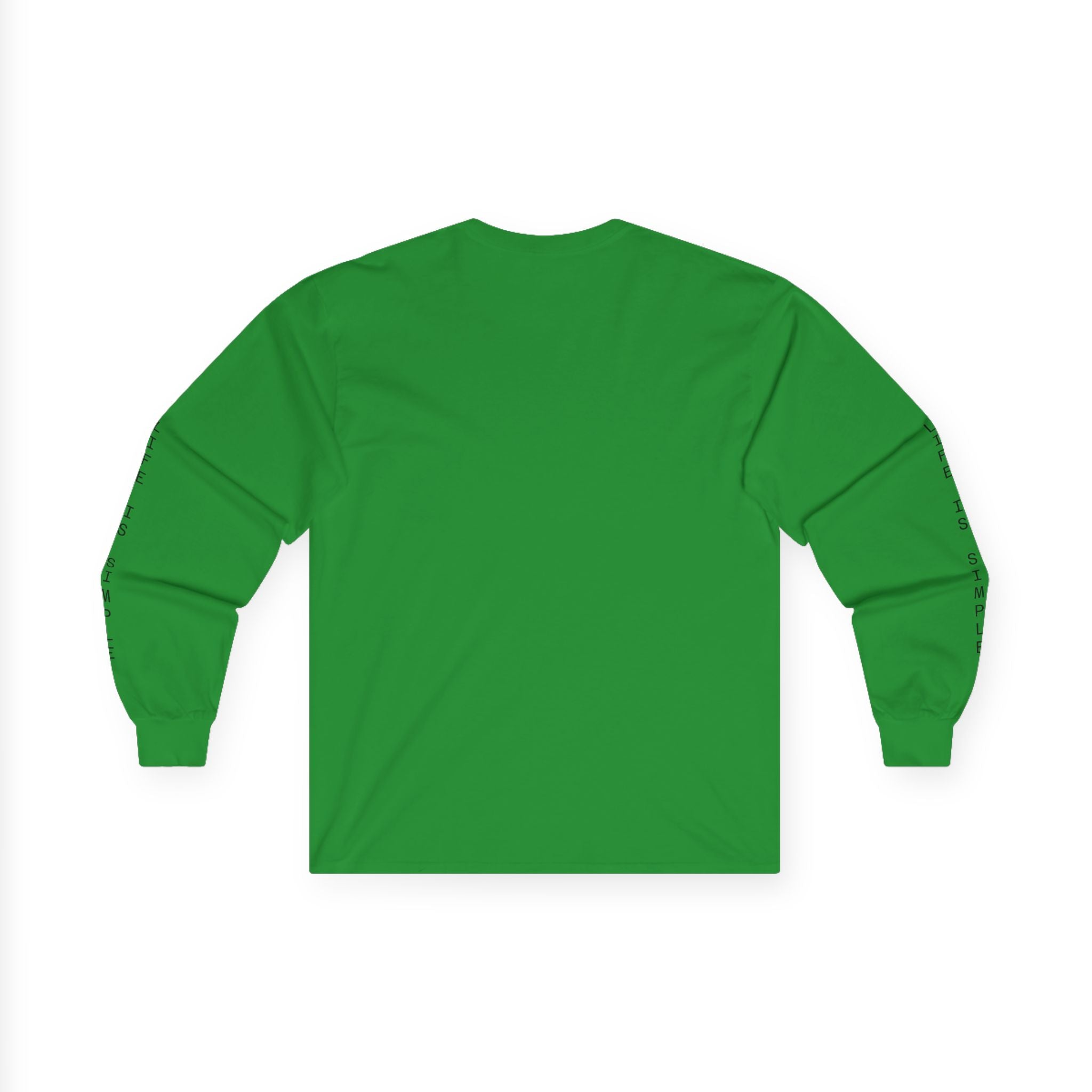 Long Sleeve Tee — Minimal Script Logo Sleeve Shirt