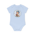 Baby Bodysuit — Cute Retro Football Baby Onesie (Helmet & Ball)