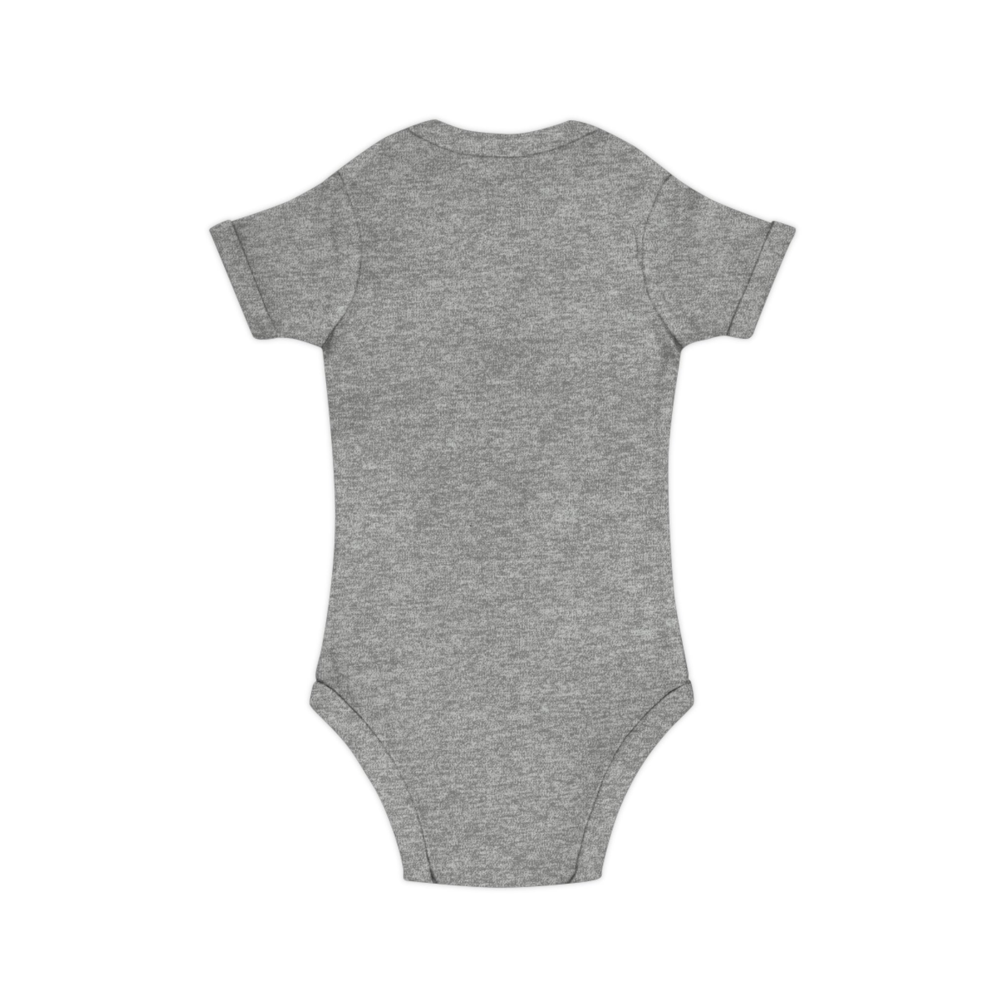 Red Hat Baby Bodysuit — Cute Minimalist Infant One-Piece with Red Hat Graphic