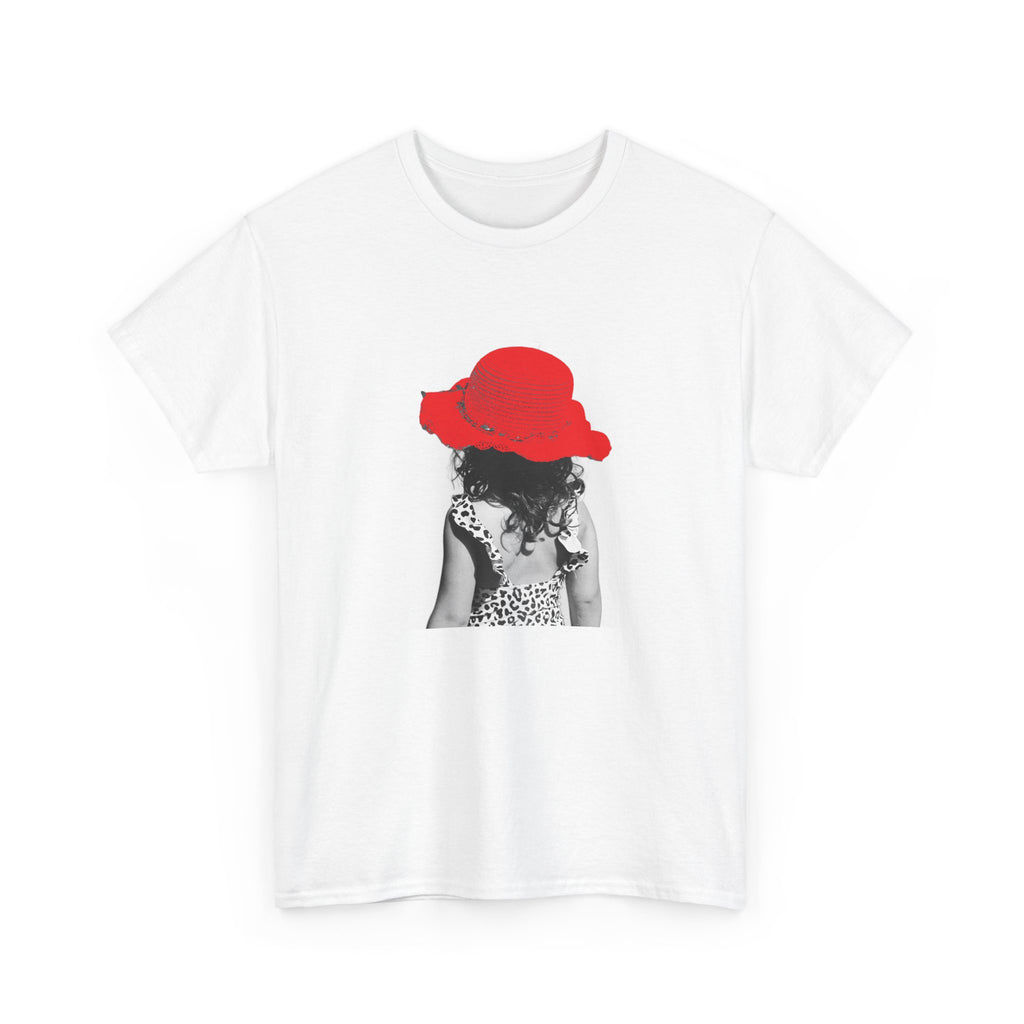 Graphic Tee — Girl with Red Hat Vintage Photo T‑Shirt
