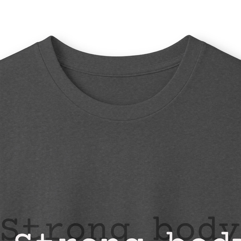 Strong body Strong mind Long Sleeve Tee — Fitness Motivation Shirt