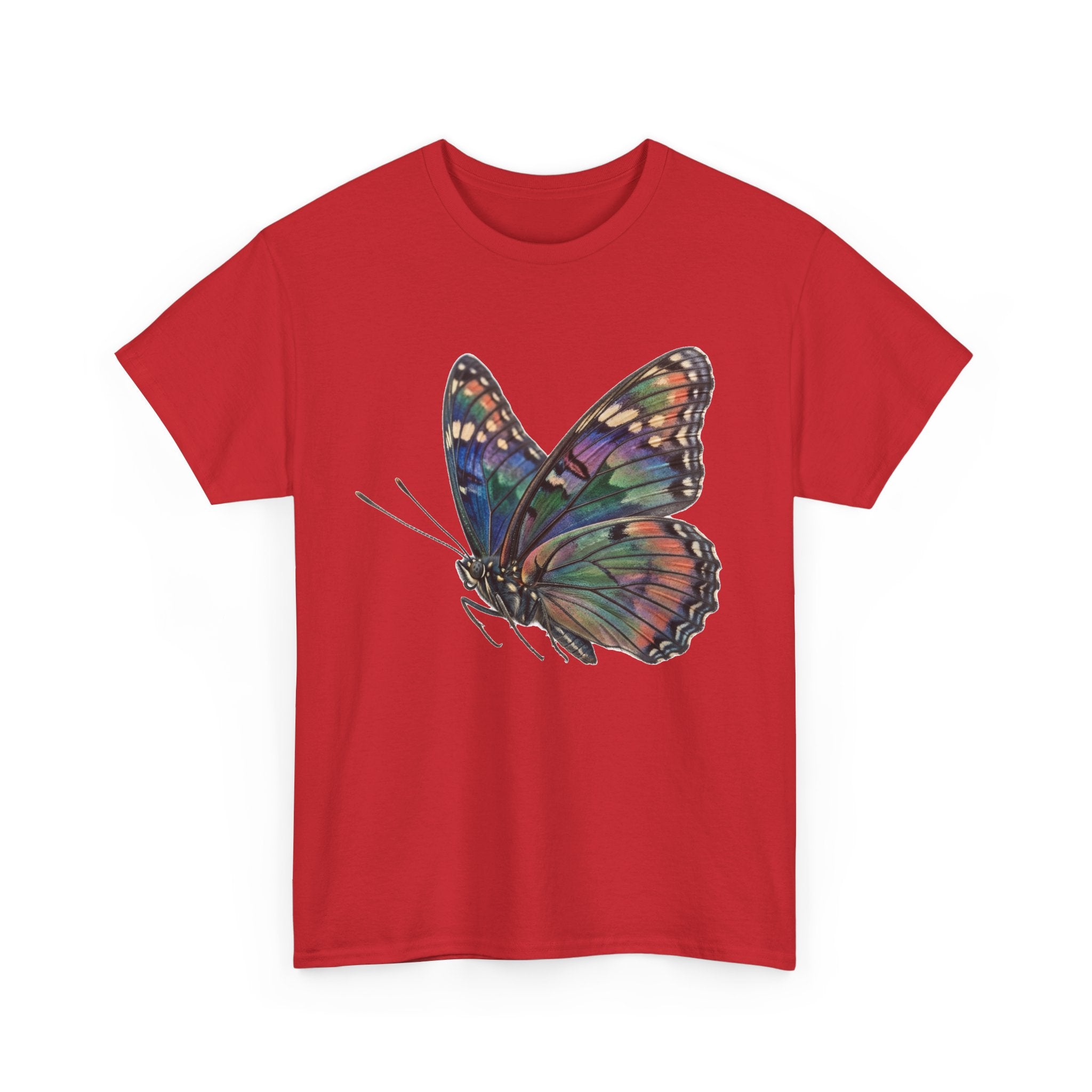 Butterfly Art Tee — Colorful Watercolor Monarch Graphic T-Shirt