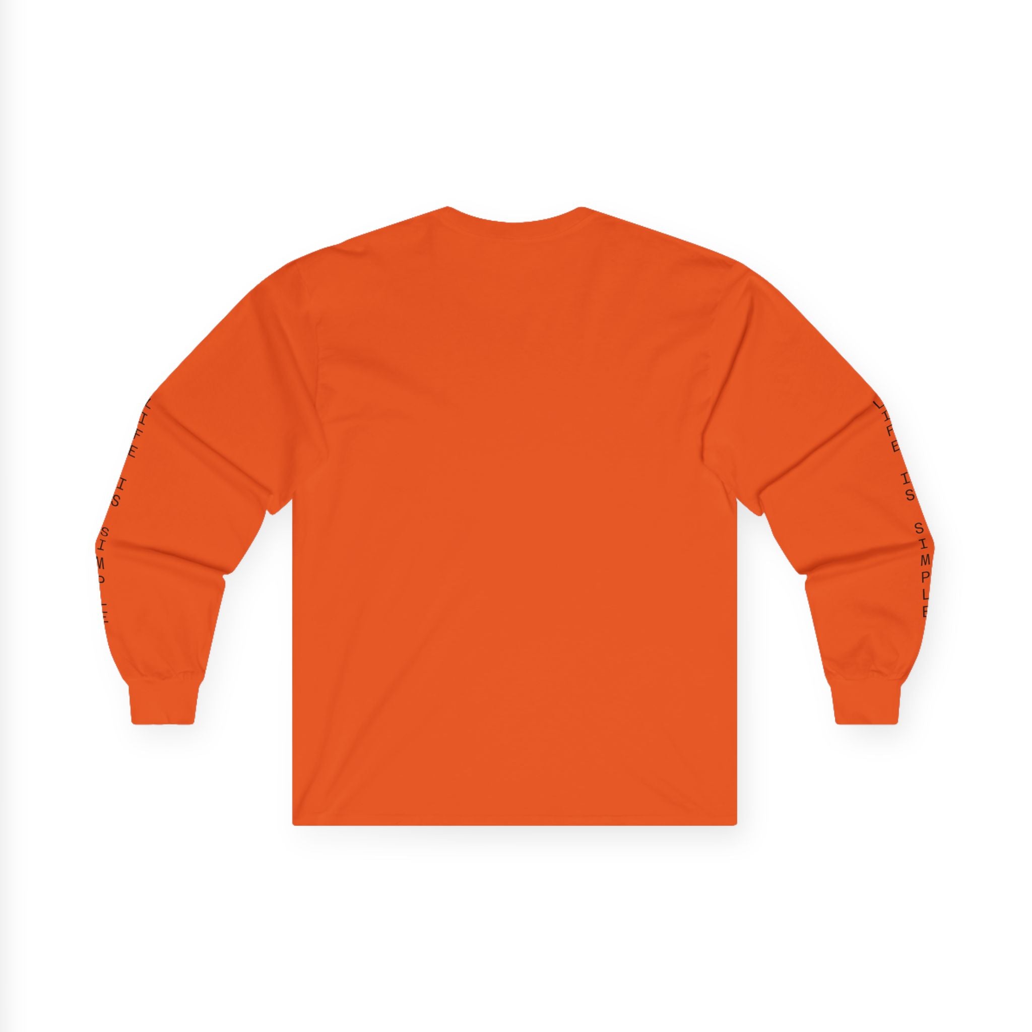 Long Sleeve Tee — Minimal Script Logo Sleeve Shirt
