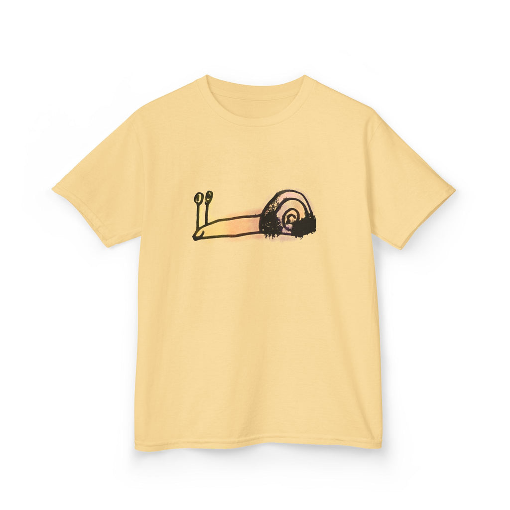 Kids T‑Shirt — Cute Pastel Snail Graphic Tee for Toddlers & Kids