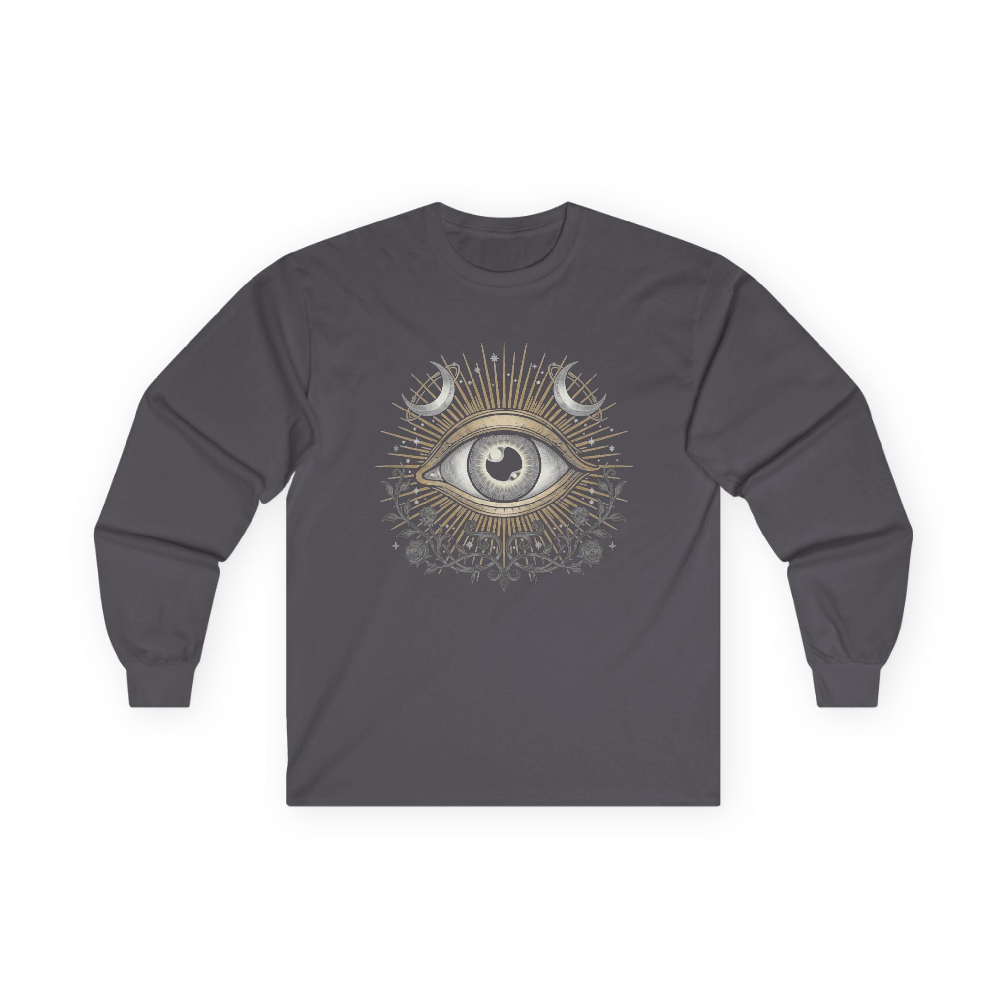 Mystic Eye Long Sleeve Tee — Vintage Occult Graphic