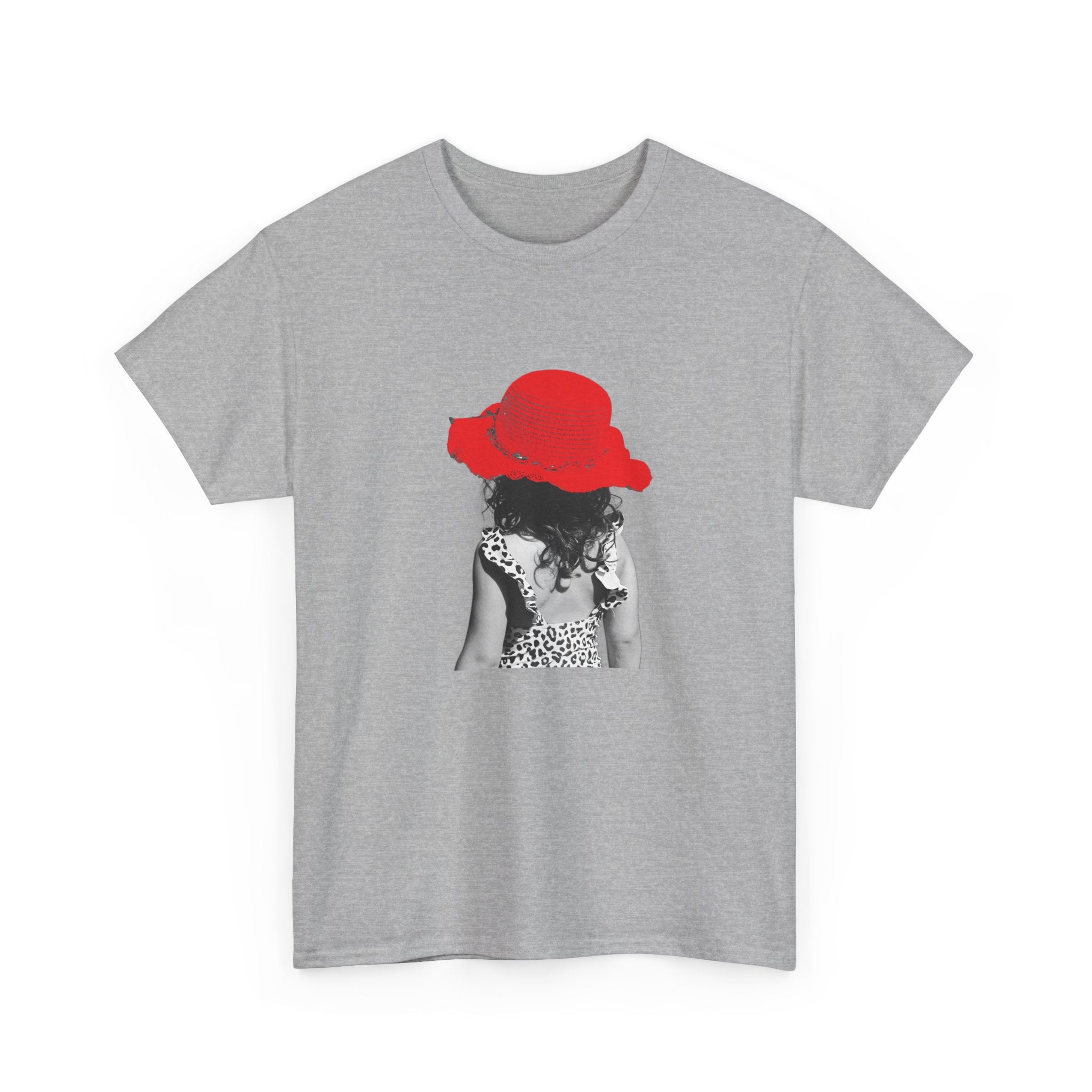 Graphic Tee — Girl with Red Hat Vintage Photo T‑Shirt