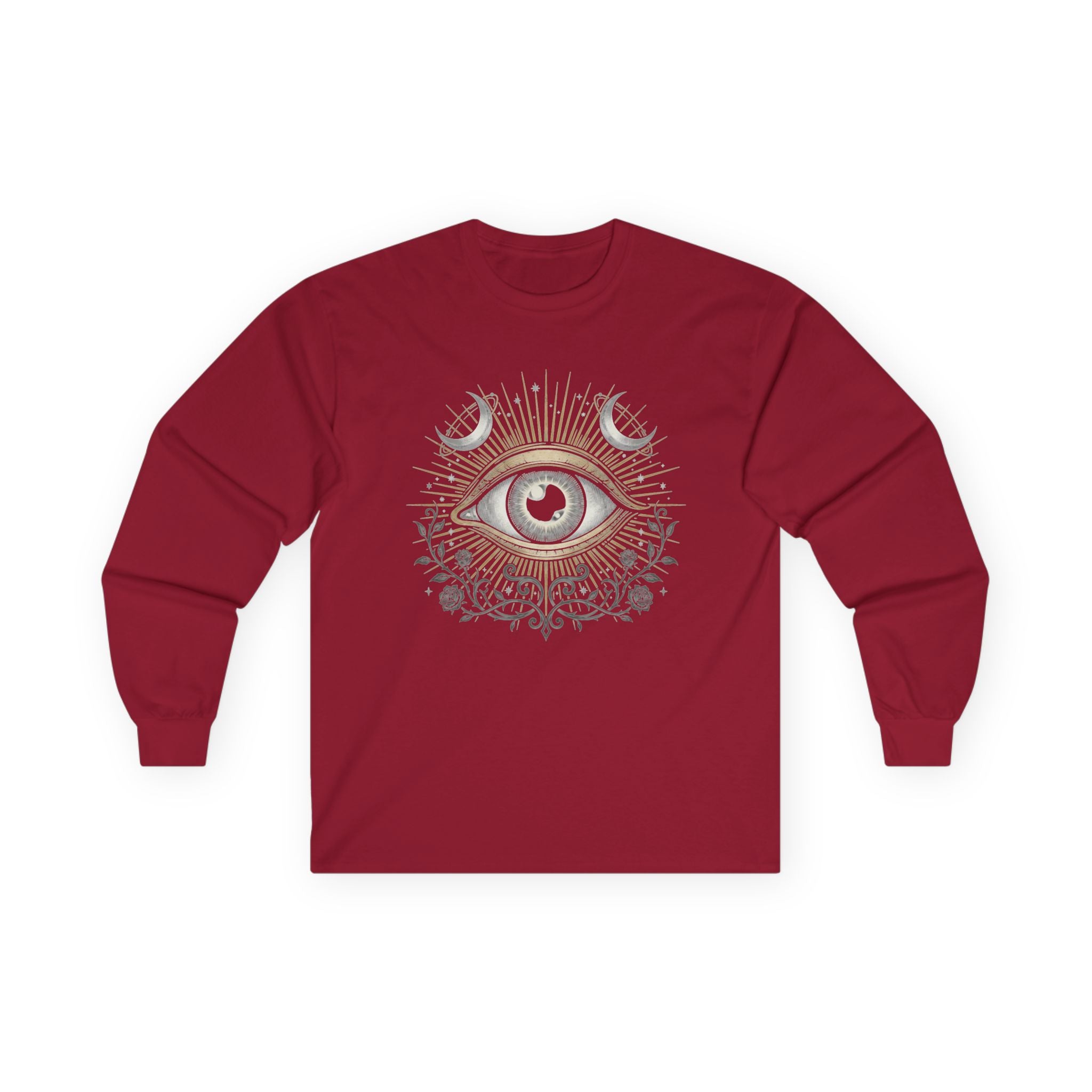 Mystic Eye Long Sleeve Tee — Vintage Occult Graphic
