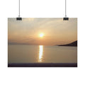 Sunset Seascape Poster — Tranquil Beach Wall Art