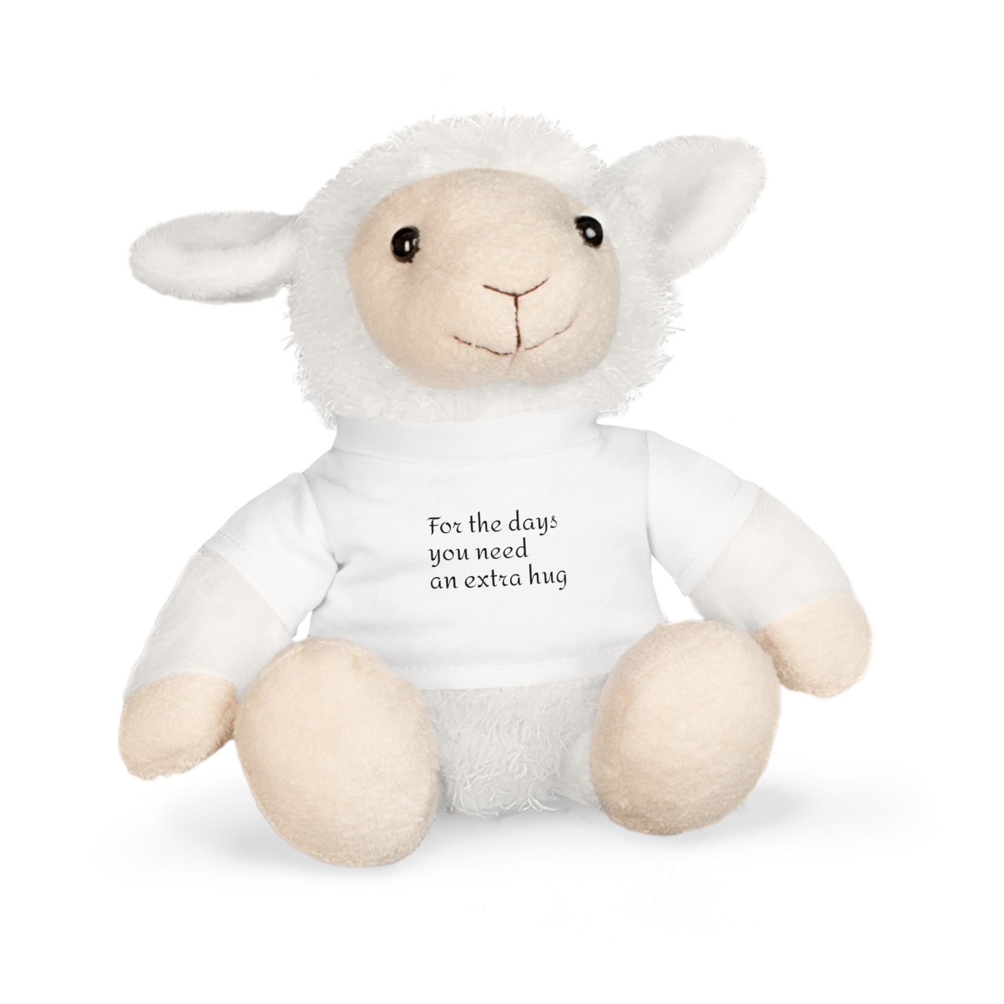 Plush Bear with Tee — "For the days you need an extra hug" Cuddly Comfort Gift