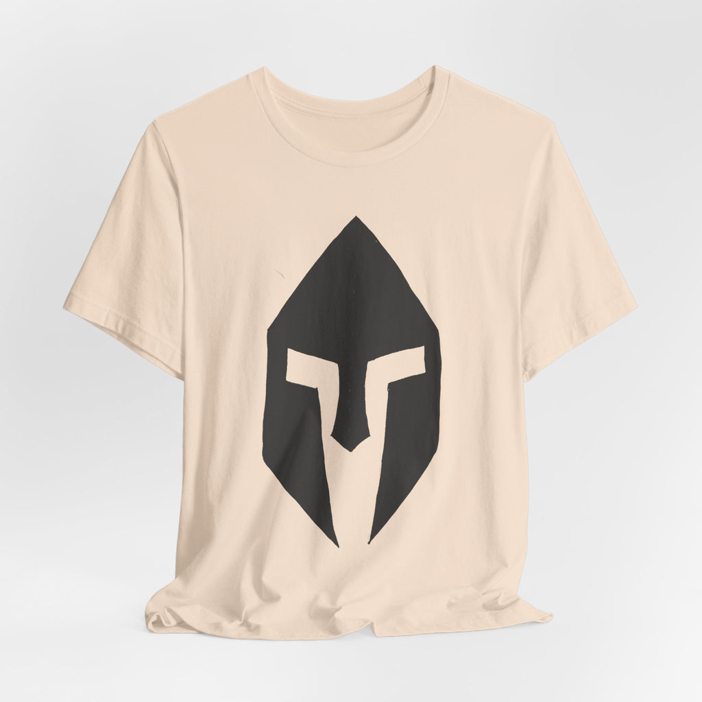 Spartan Helmet T-Shirt — Minimal Warrior Graphic Tee