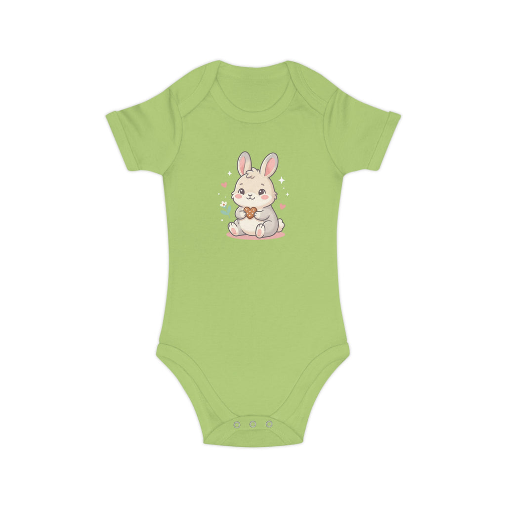Cute Bunny Baby Bodysuit – Adorable Cartoon Rabbit Newborn Onesie