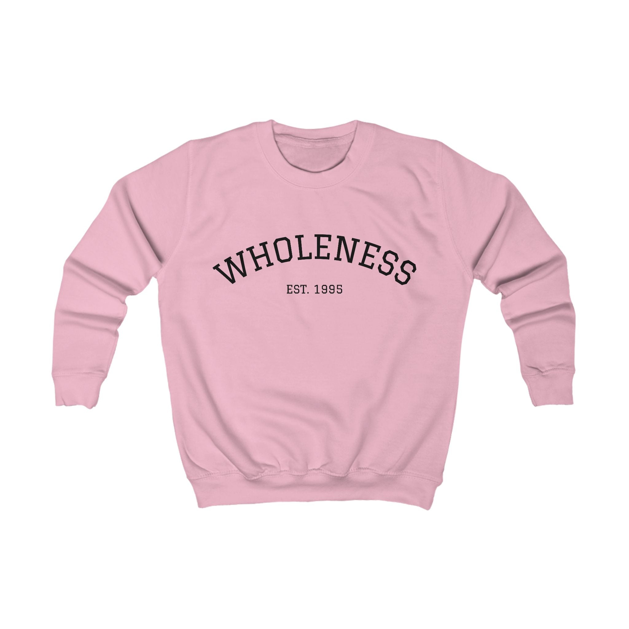 Kids Sweatshirt - "Wholeness Est. 1998" Minimal Comfort Crewneck