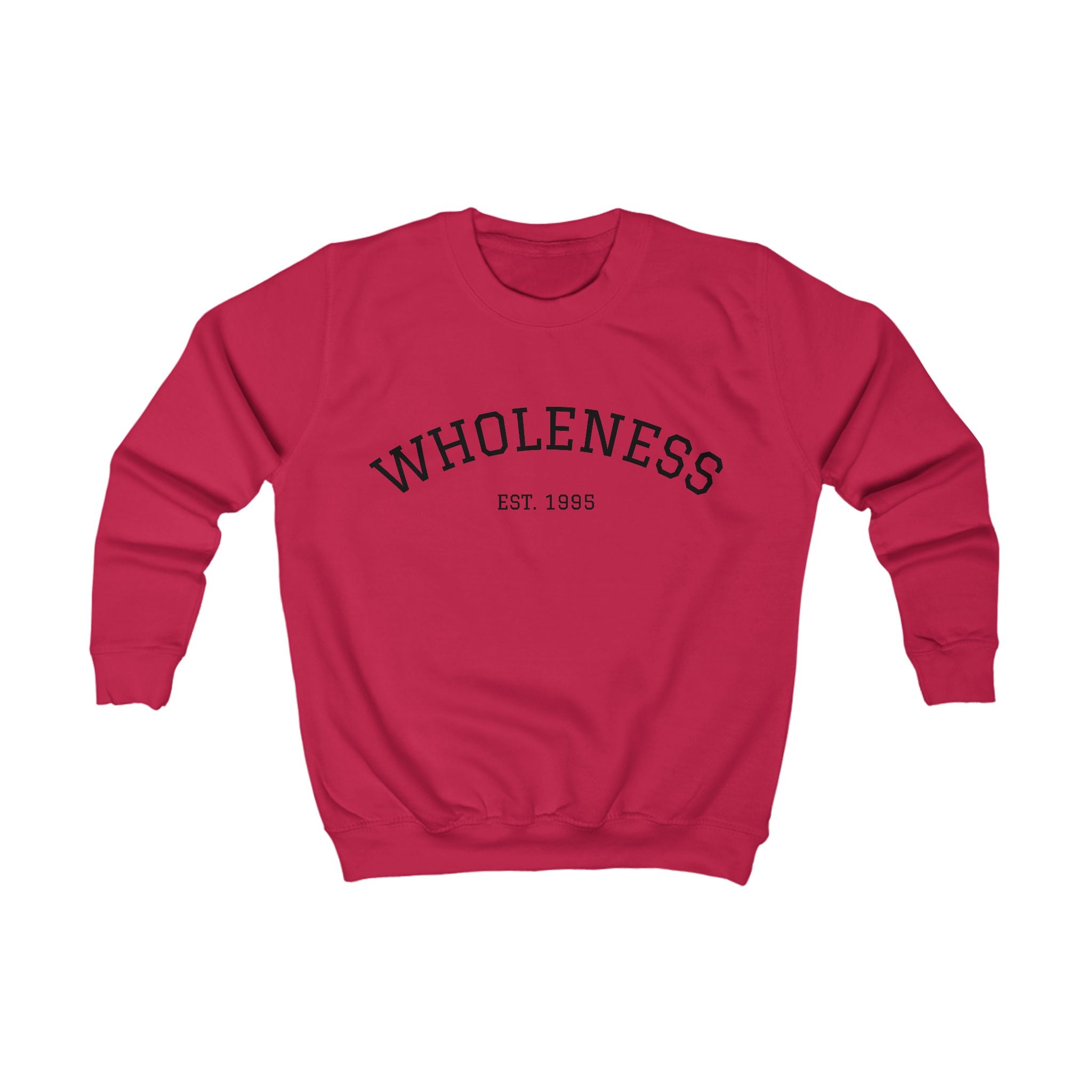 Kids Sweatshirt - "Wholeness Est. 1998" Minimal Comfort Crewneck