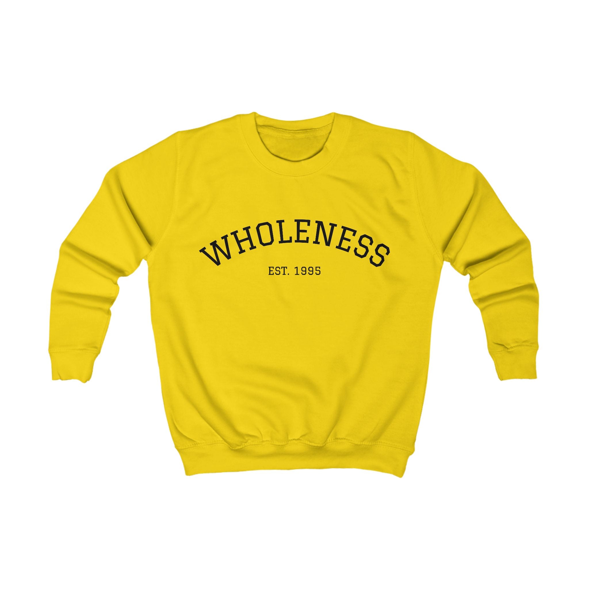 Kids Sweatshirt - "Wholeness Est. 1998" Minimal Comfort Crewneck