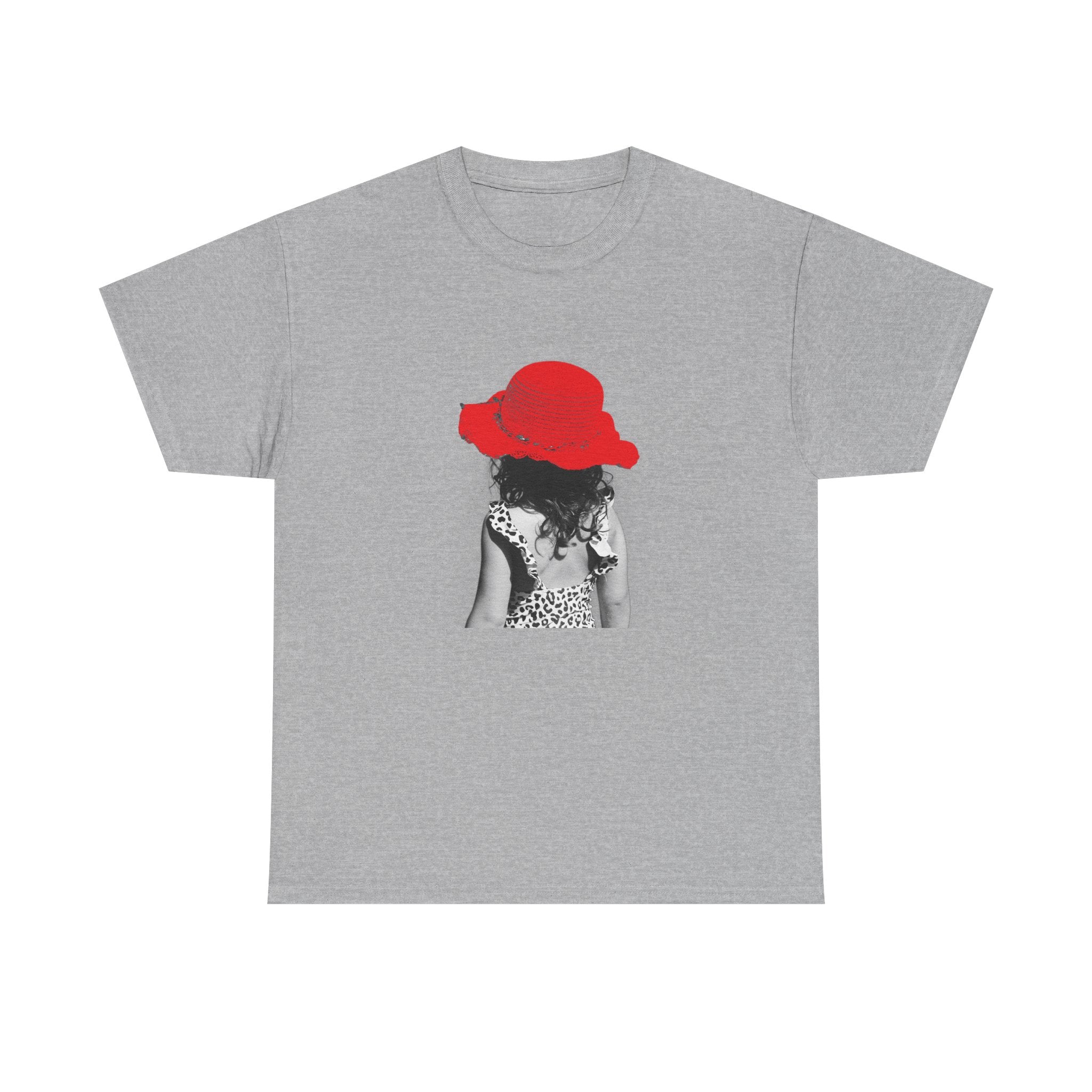 Graphic Tee — Girl with Red Hat Vintage Photo T‑Shirt