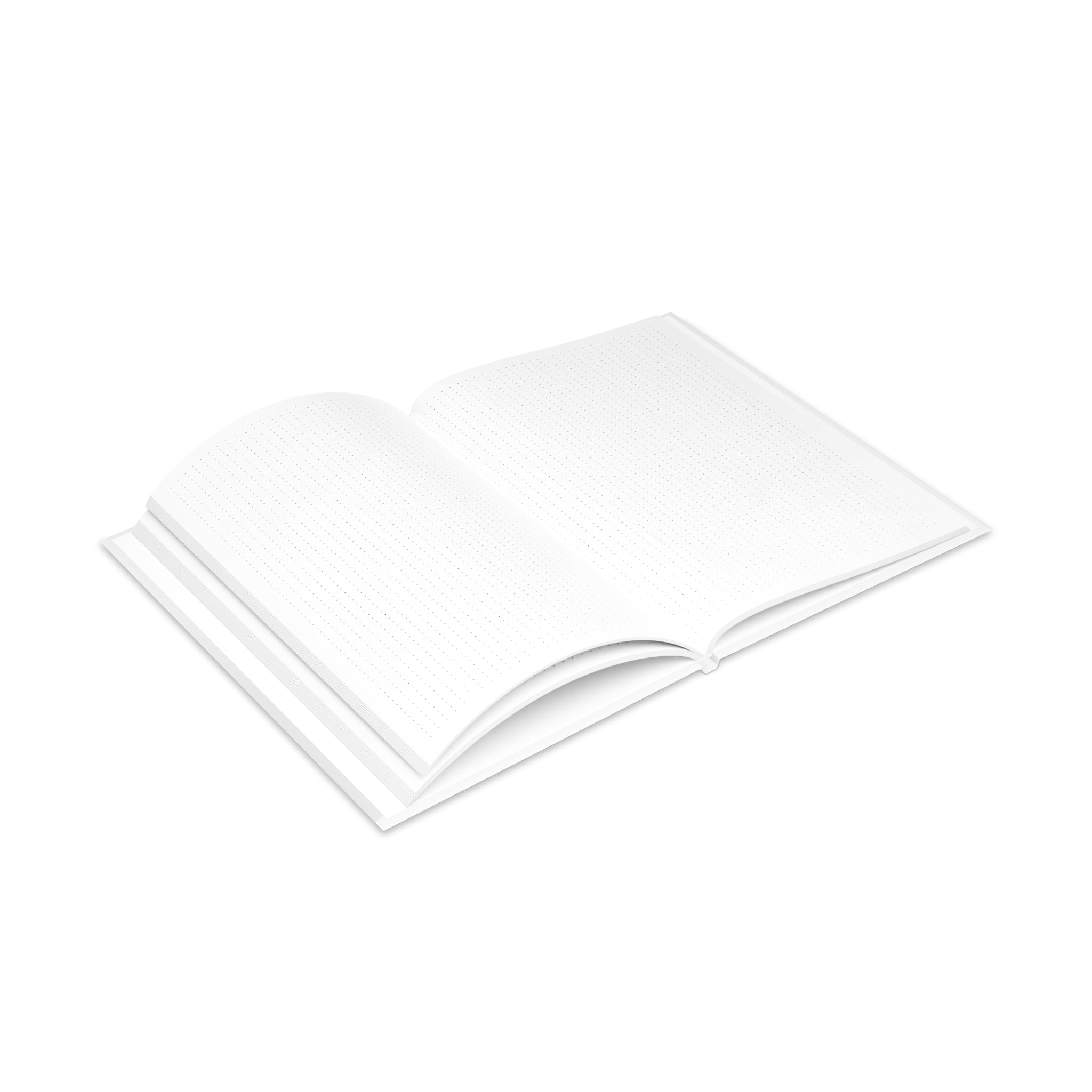 Hardcover Notebook — Retro Girl with Red Sun Hat Journal