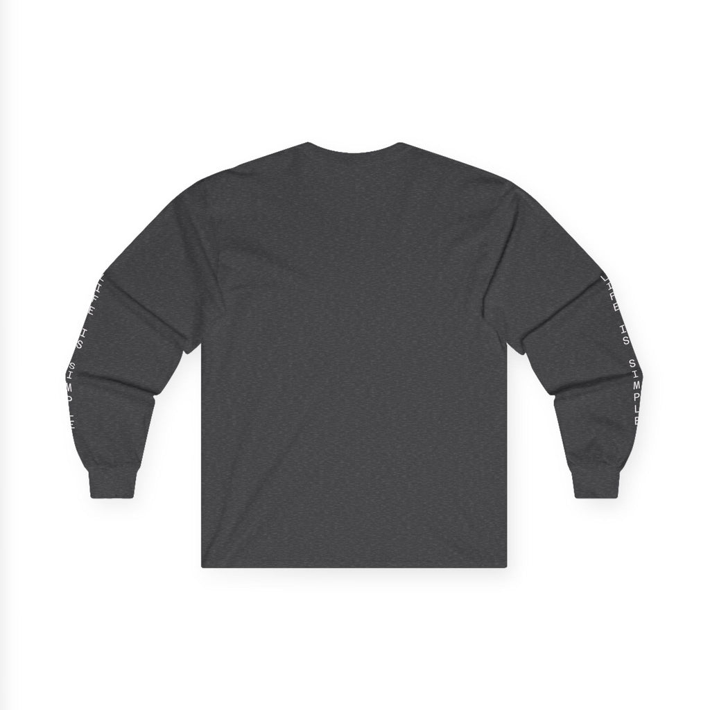 Long Sleeve Tee — Minimal Script Logo Sleeve Shirt