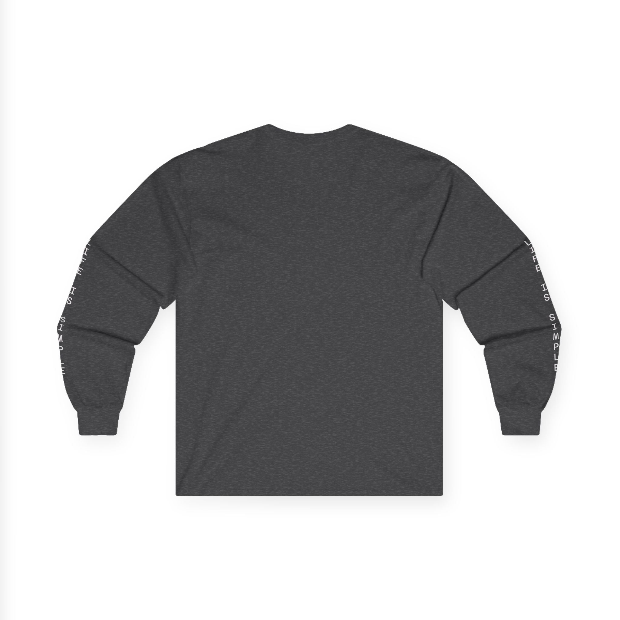 Long Sleeve Tee — Minimal Script Logo Sleeve Shirt