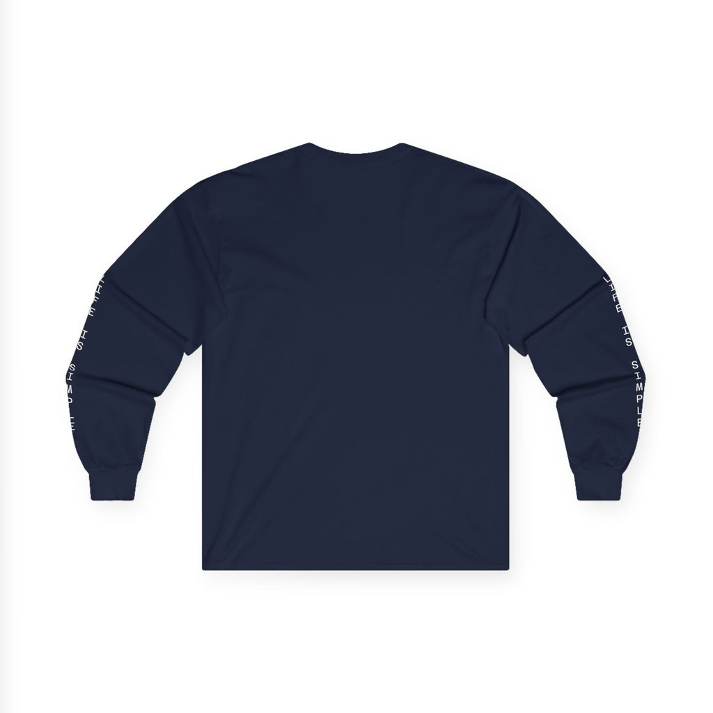 Long Sleeve Tee — Minimal Script Logo Sleeve Shirt