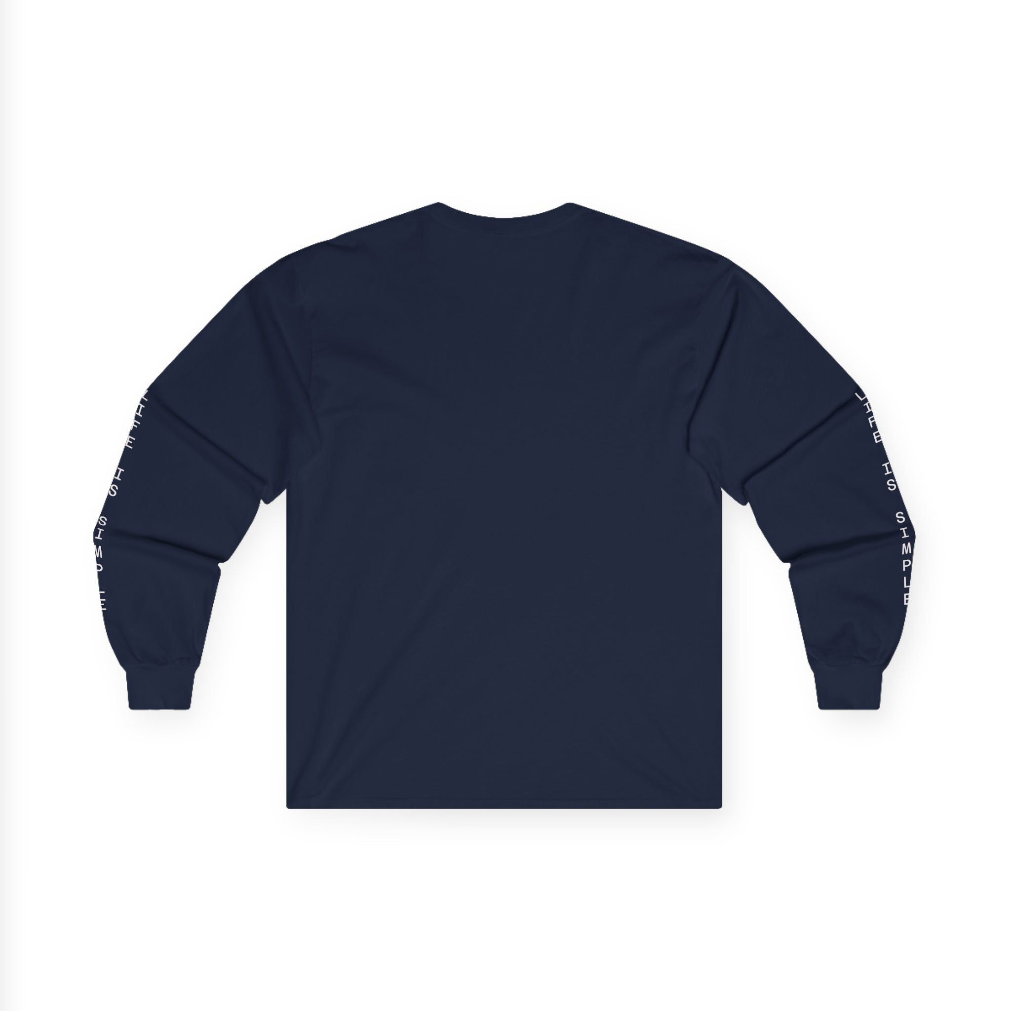 Long Sleeve Tee — Minimal Script Logo Sleeve Shirt