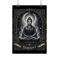 Buddha Serenity Poster — Meditation Wall Art for Calm & Peace