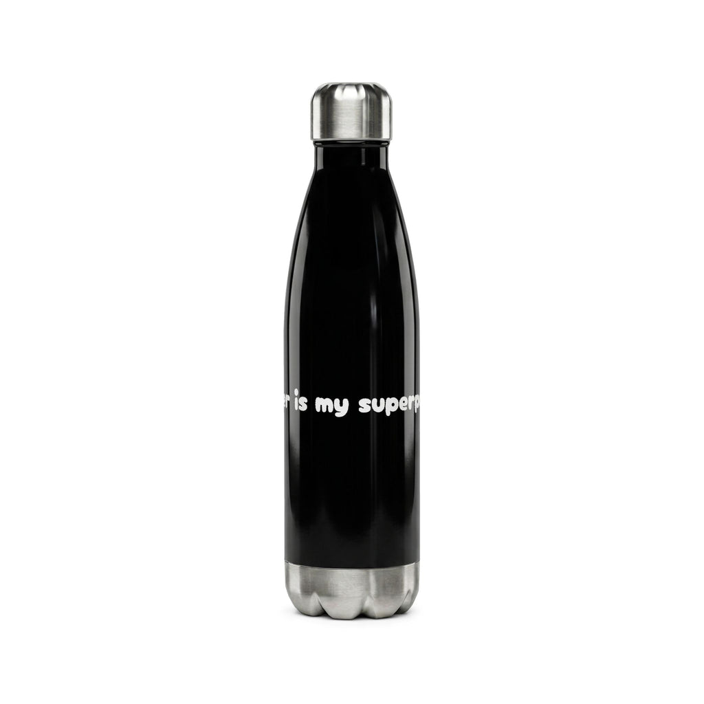 Stainless Steel Water Bottle — "Water Is My Superpower" Insulated 17oz