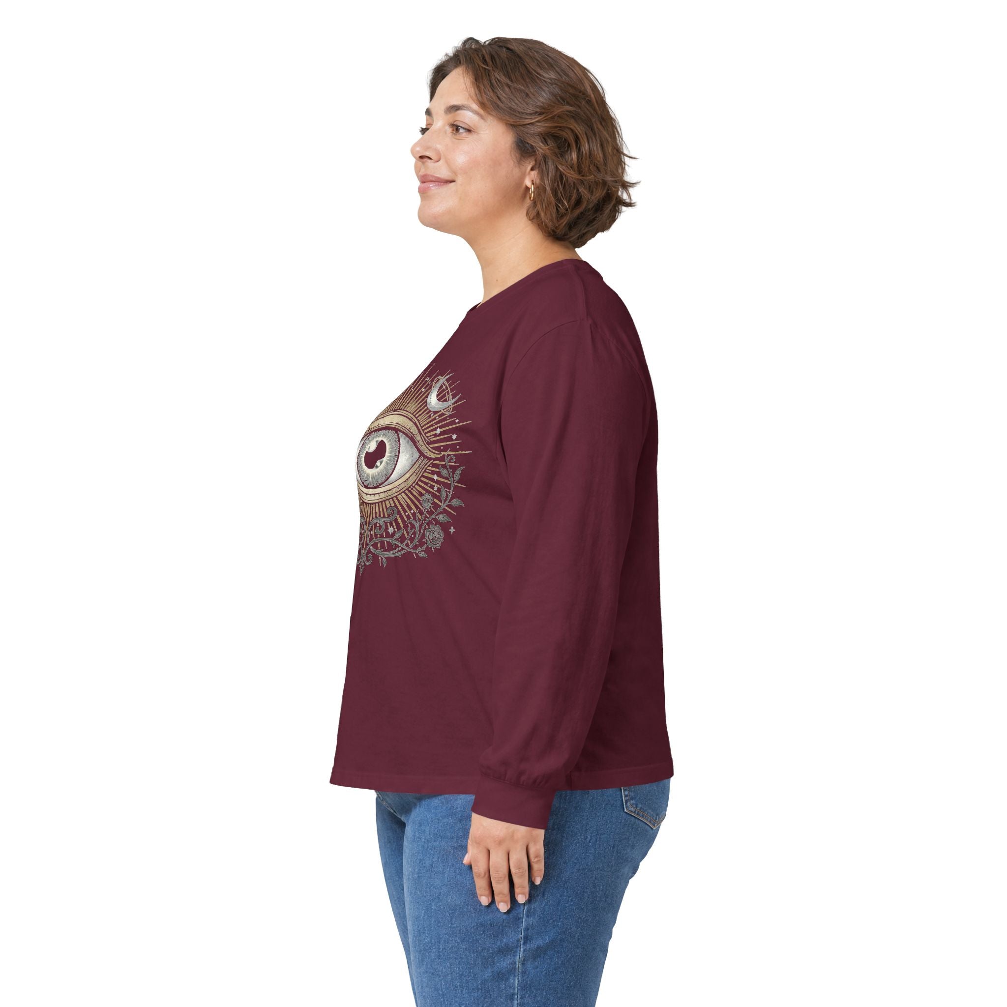 Mystic Eye Long Sleeve Tee — Vintage Occult Graphic