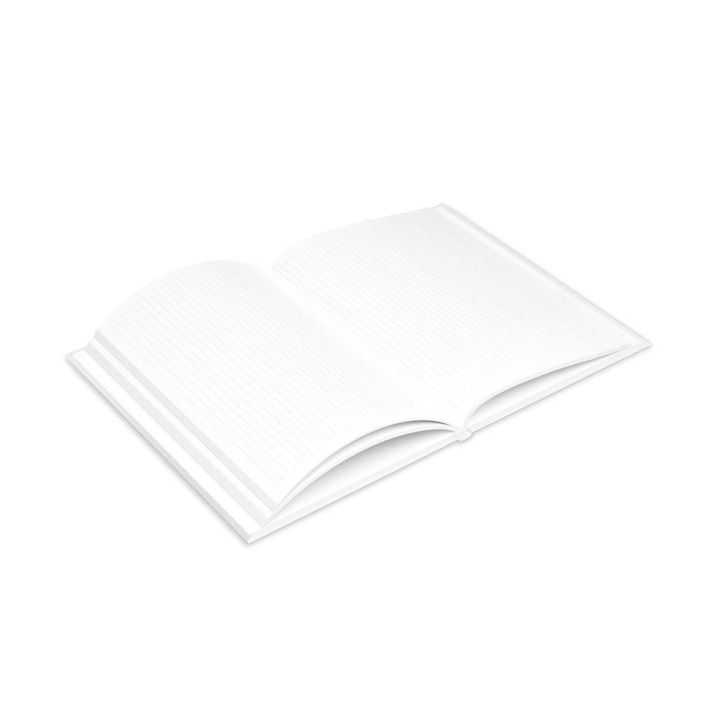 Hardcover Notebook — Retro Girl with Red Sun Hat Journal