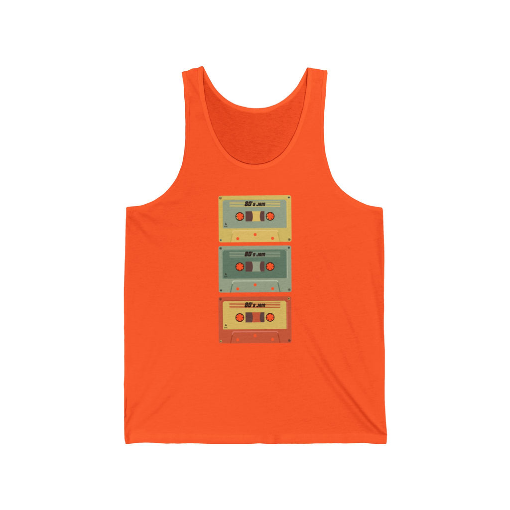 Retro Cassette Tape Tank Top — Vintage Music Graphic Sleeveless Tee