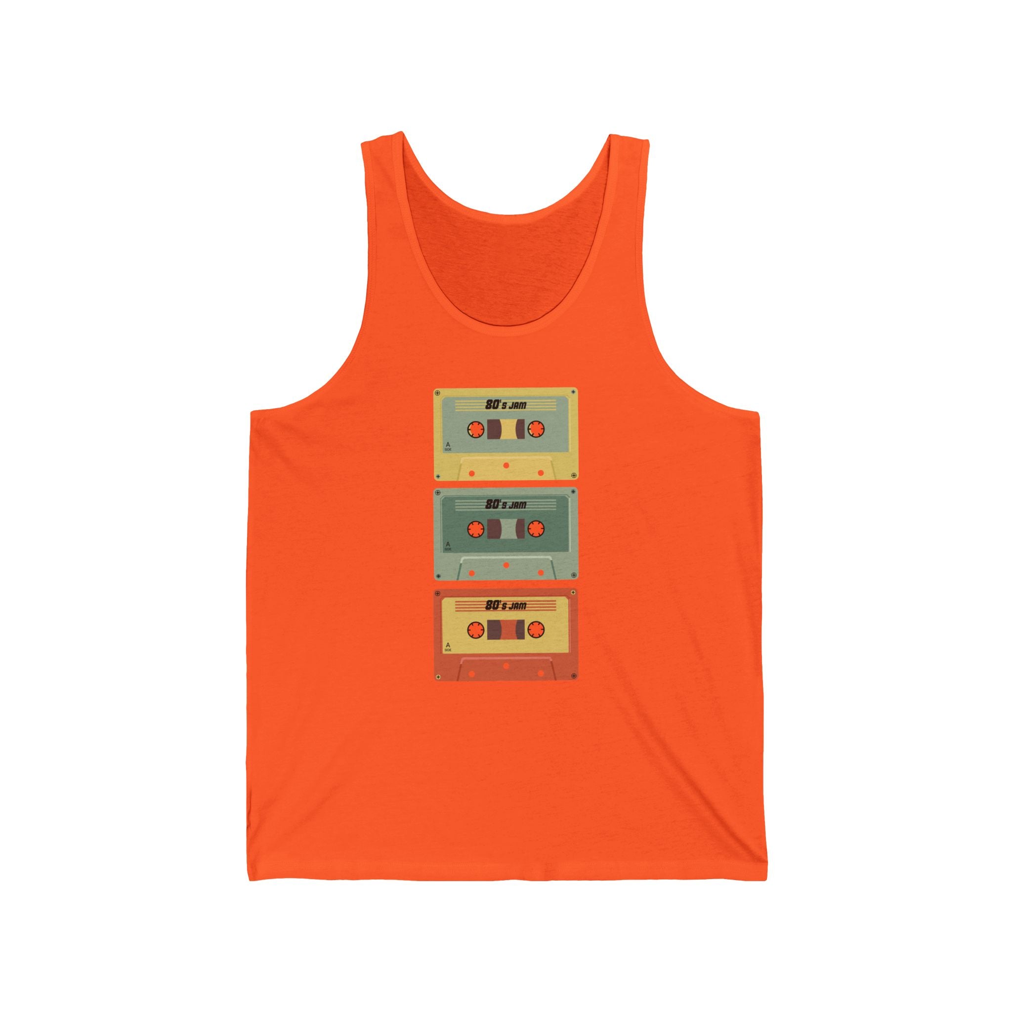 Retro Cassette Tape Tank Top — Vintage Music Graphic Sleeveless Tee