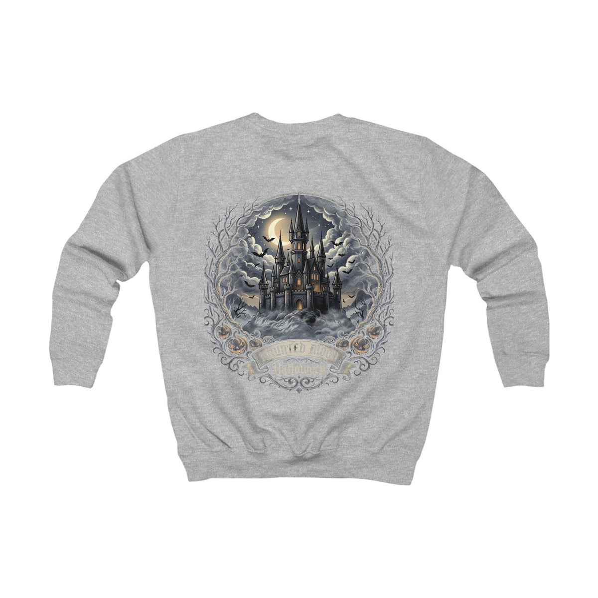 Kids Sweatshirt — Haunted Castle Halloween Crewneck