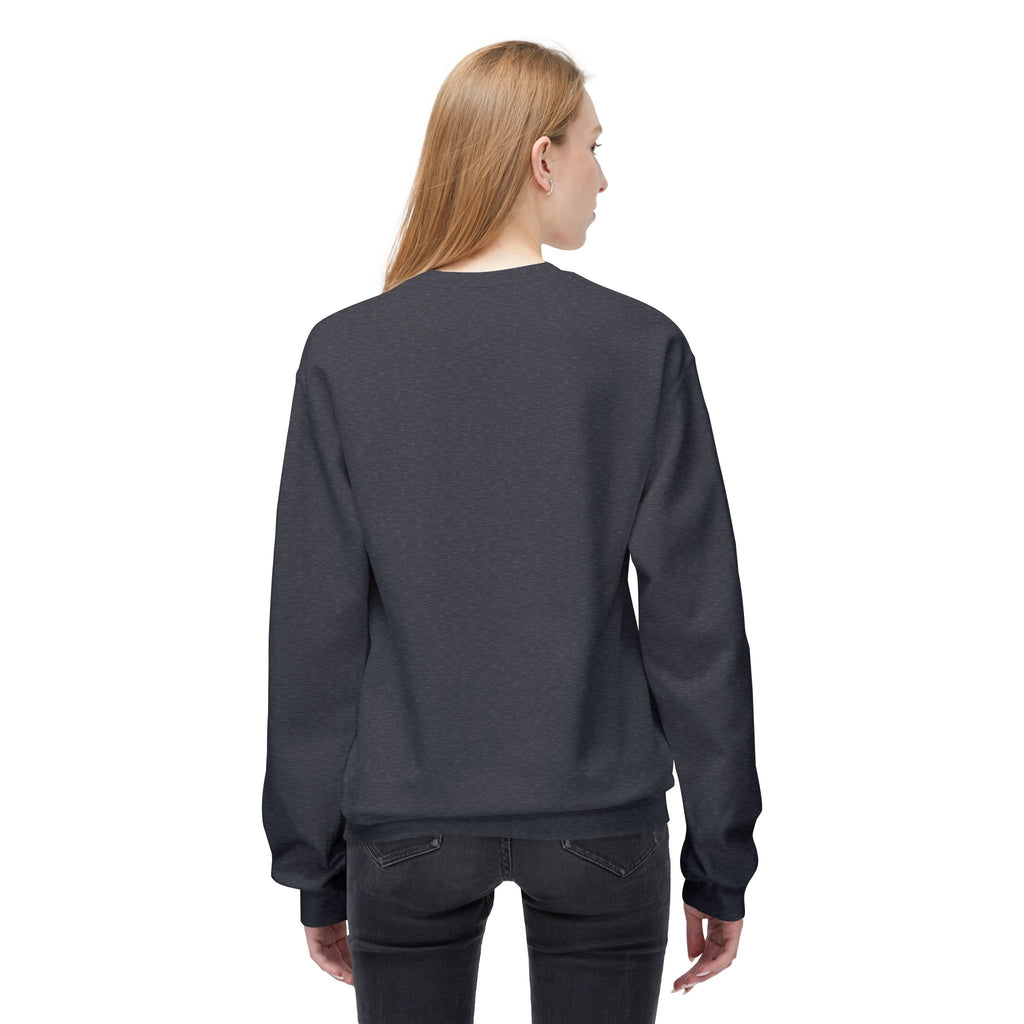 Crewneck Sweatshirt — "Strong mind. Calm heart." Minimalist Motivational Pullover
