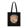 Tote Bag — Summer Holidays Beach Design “Relax & Recharge” Organic Cotton Tote
