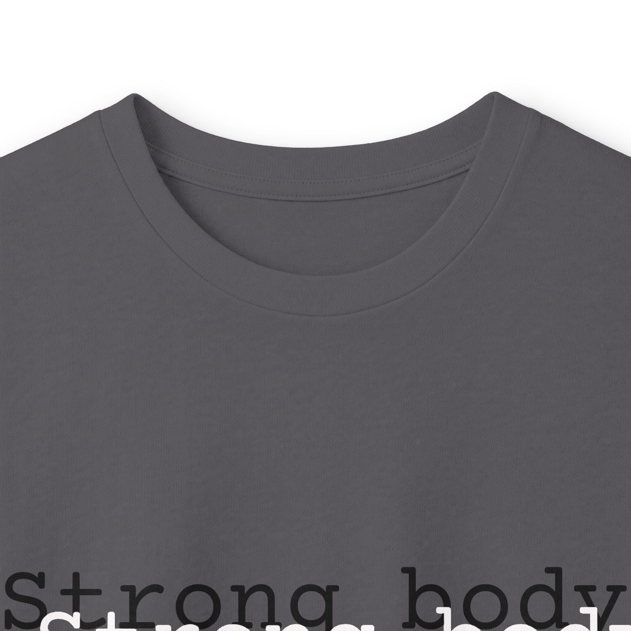 Strong body Strong mind Long Sleeve Tee — Fitness Motivation Shirt