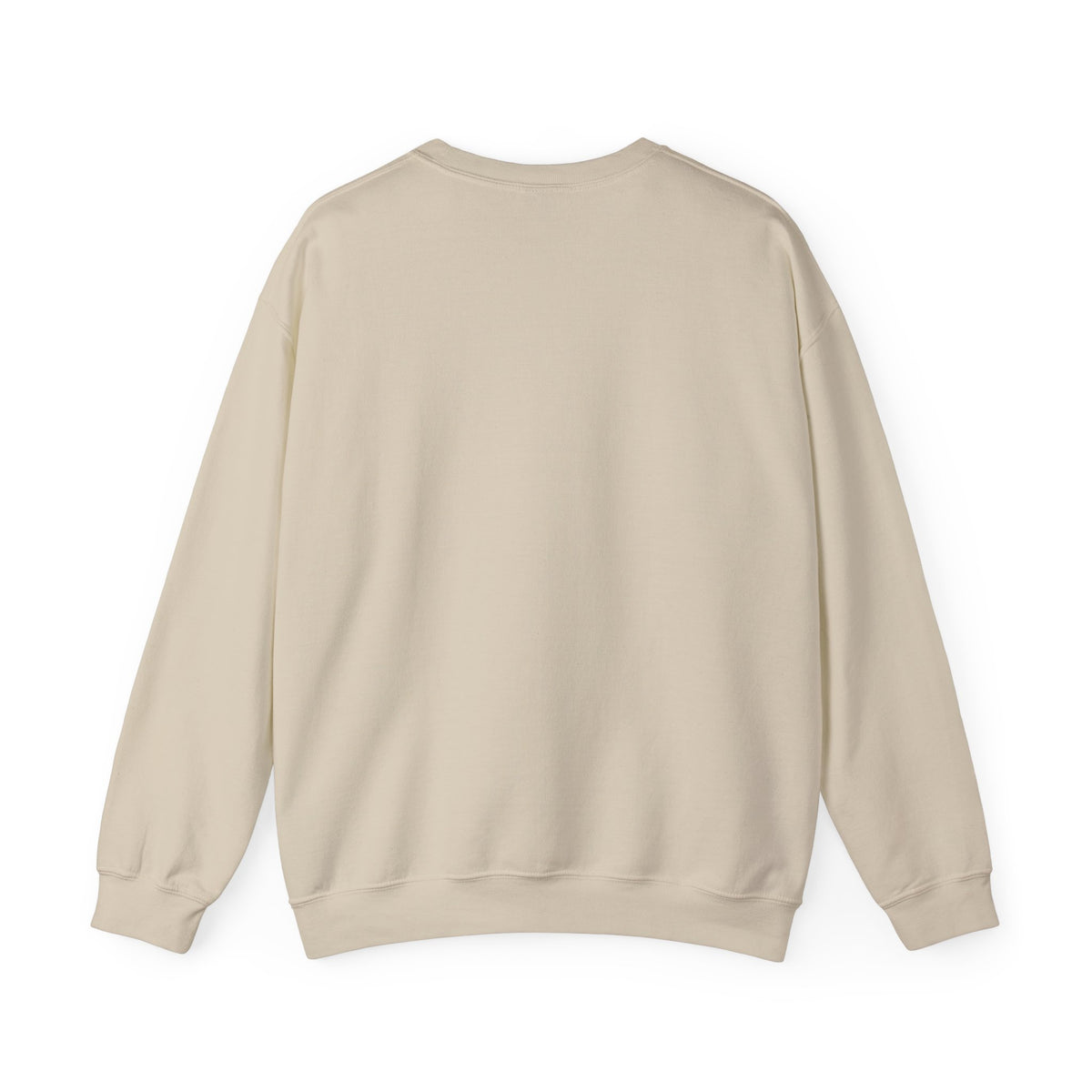Witch & Black Cat Crewneck Sweatshirt — Halloween Witch Broom Graphic