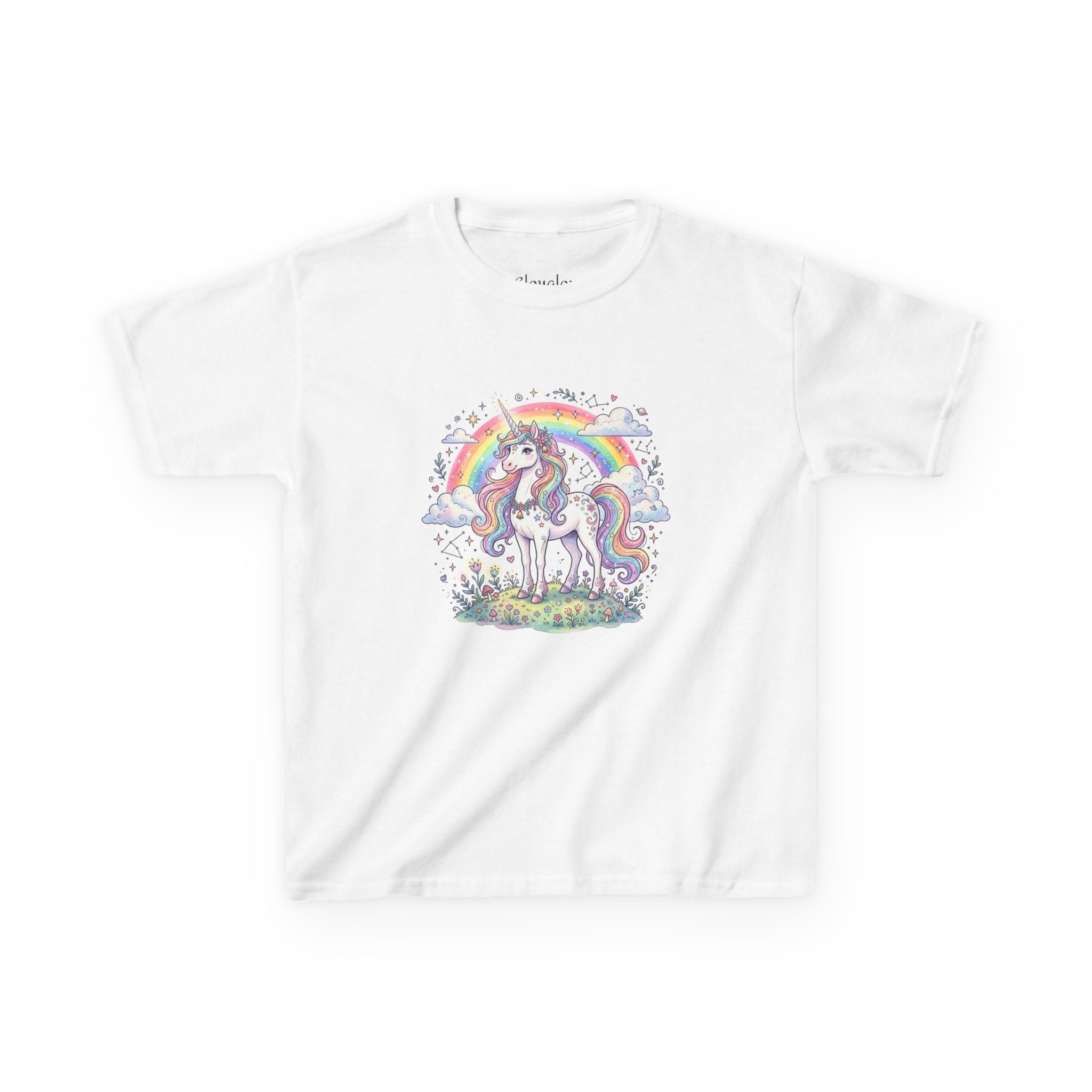 Kids Tee — Rainbow Unicorn Magic Graphic Shirt