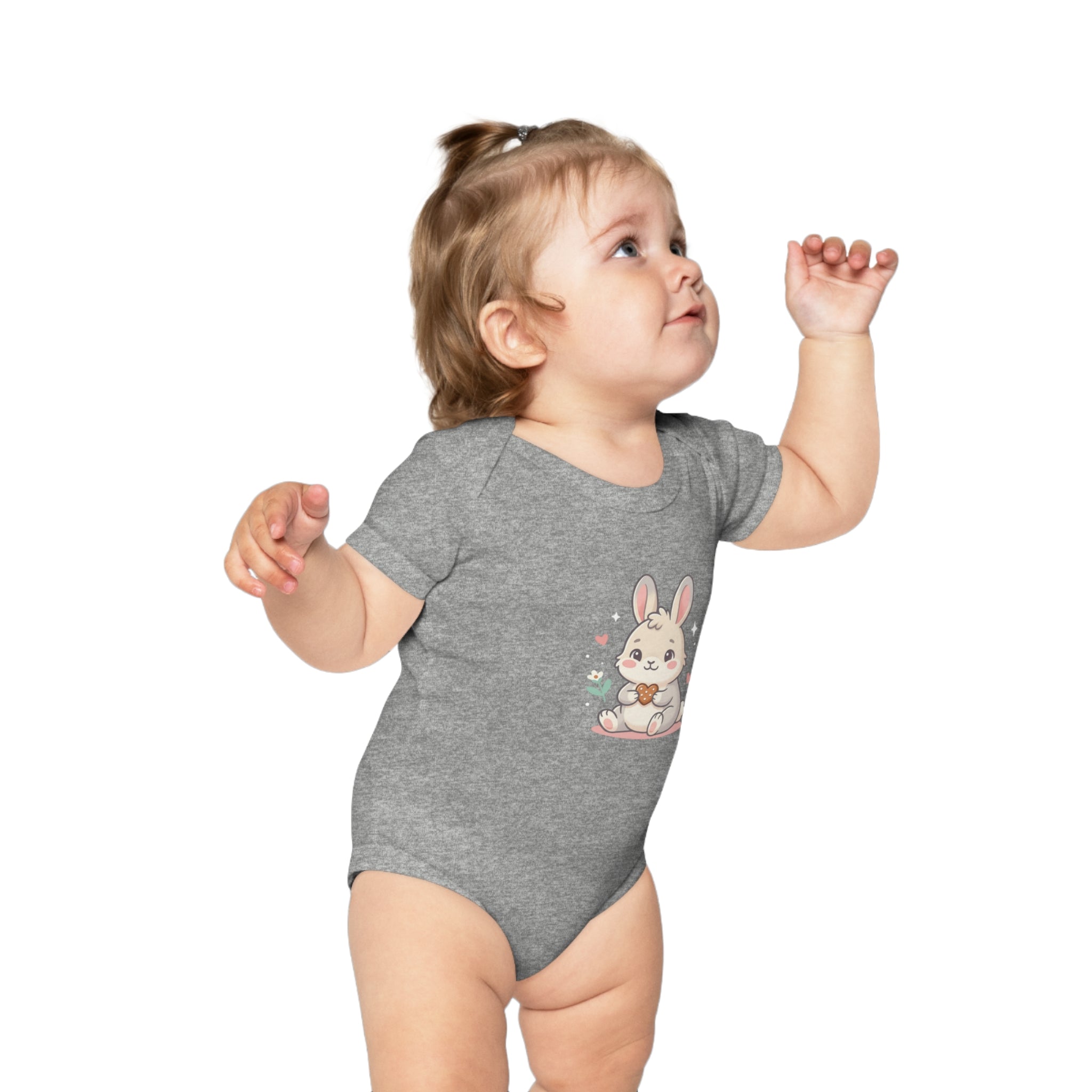 Cute Bunny Baby Bodysuit – Adorable Cartoon Rabbit Newborn Onesie
