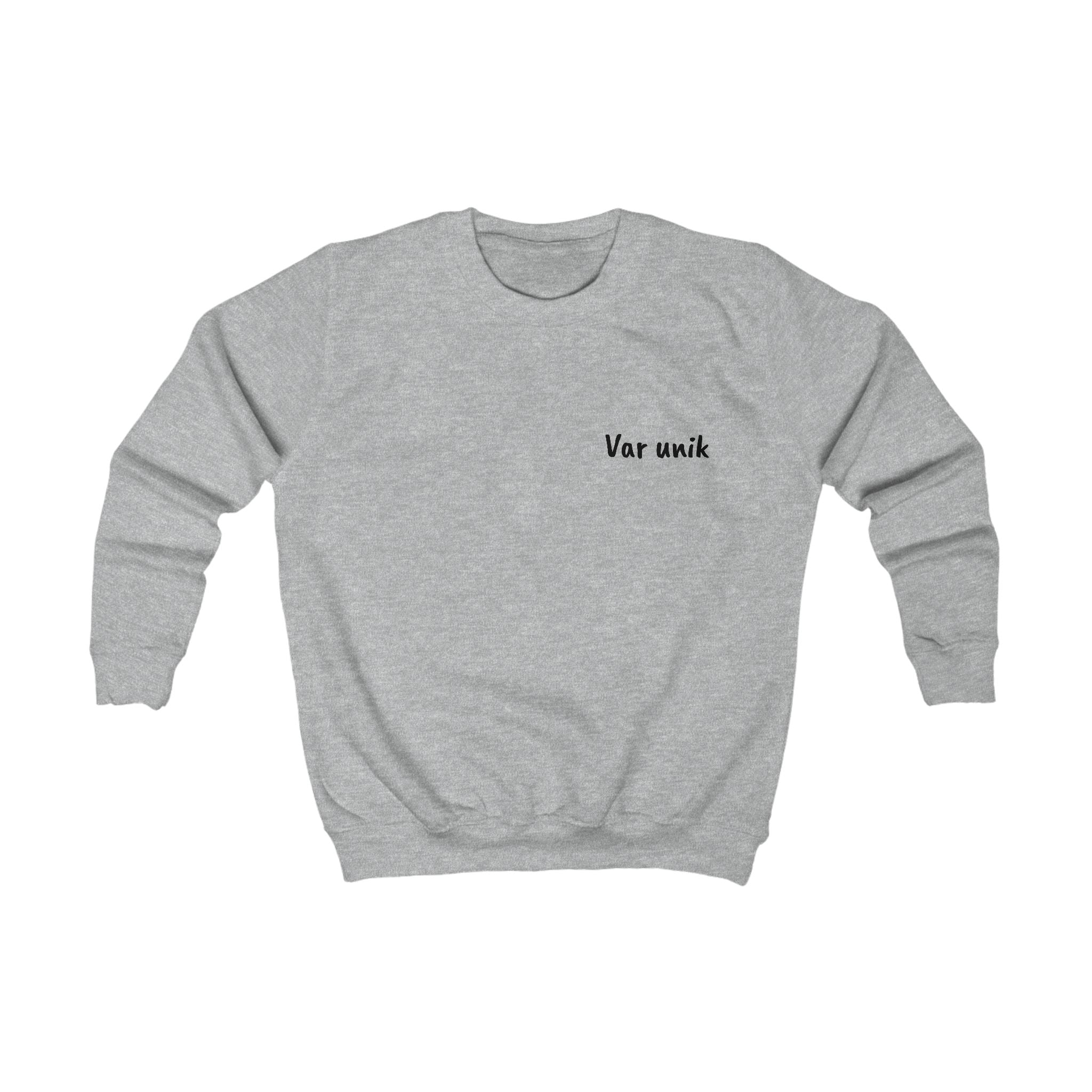 Kids Sweatshirt — "Var unik" Minimalist Comfort Pullover for Kids