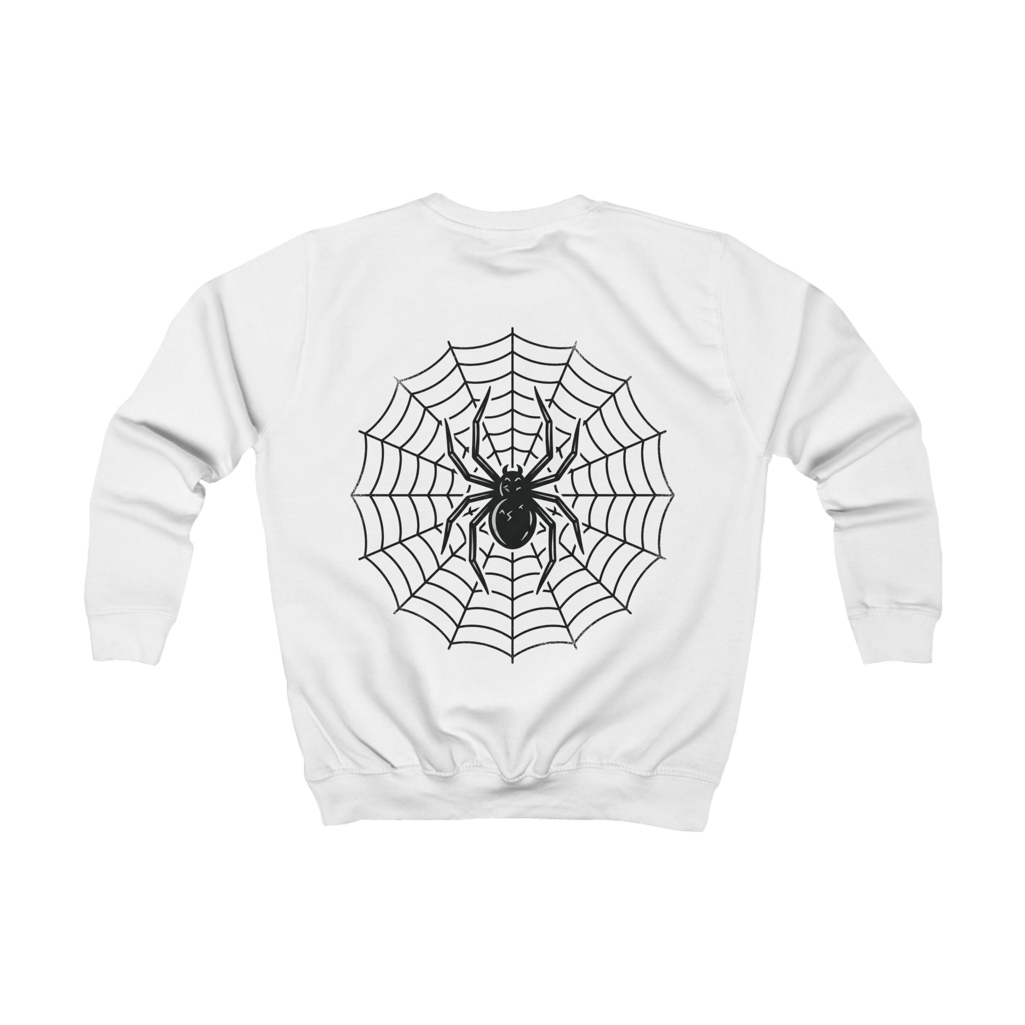 Kids Spider Web Sweatshirt – Cute Spooky Halloween Crewneck for Children