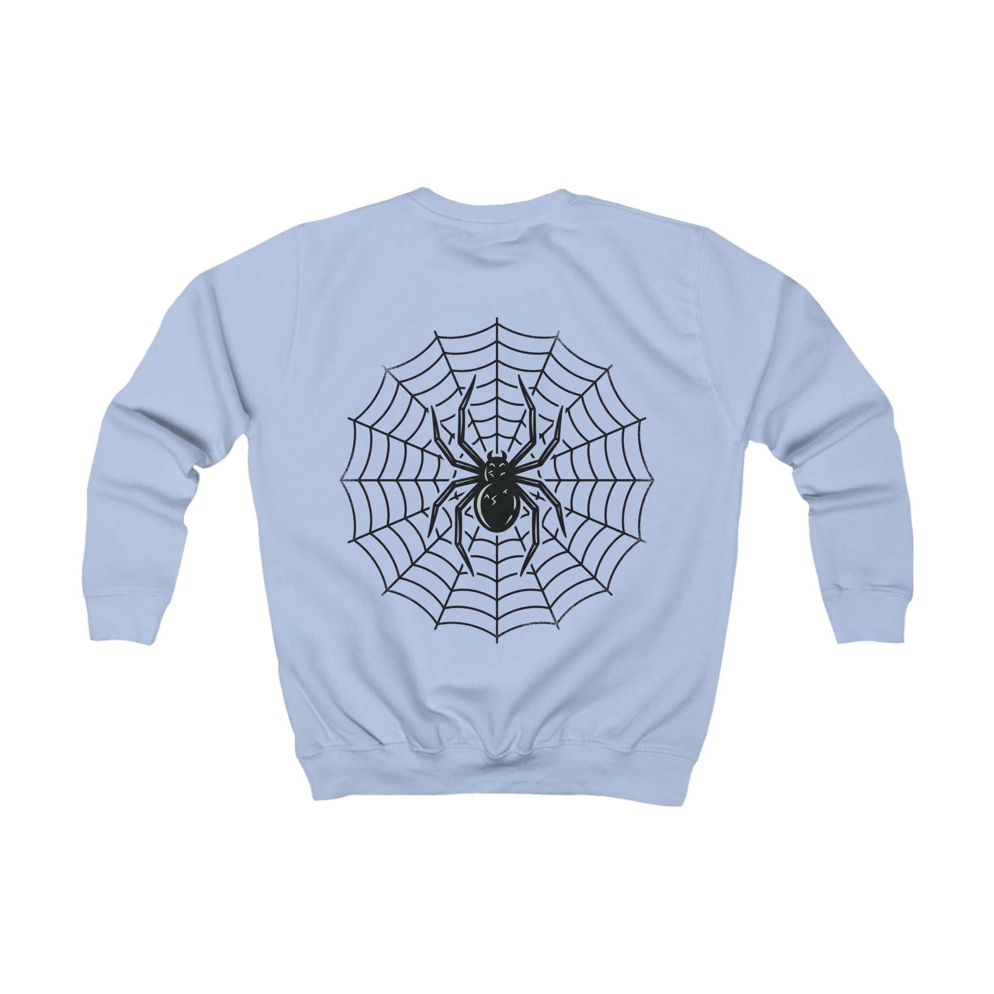 Kids Spider Web Sweatshirt – Cute Spooky Halloween Crewneck for Children