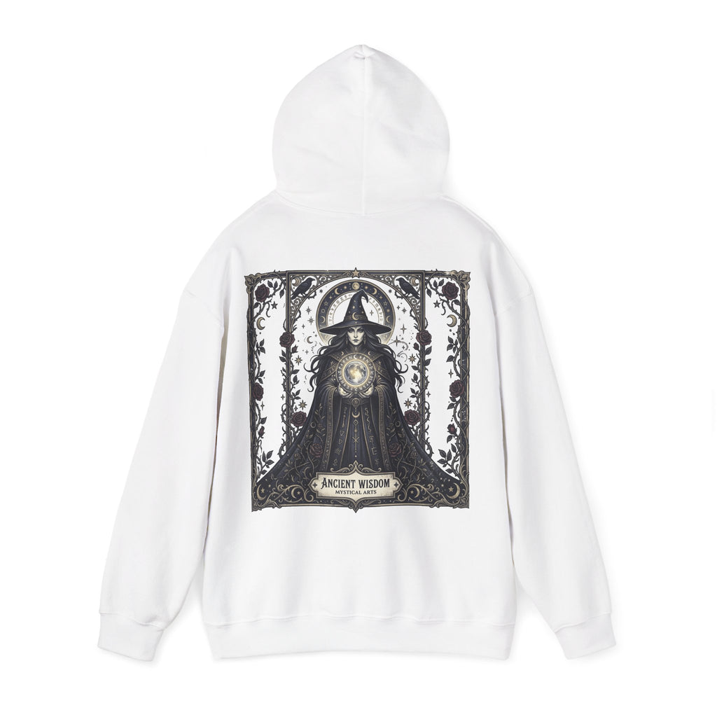 Halloween Is Here Hoodie — Ancient Wisdom Gothic Back Print