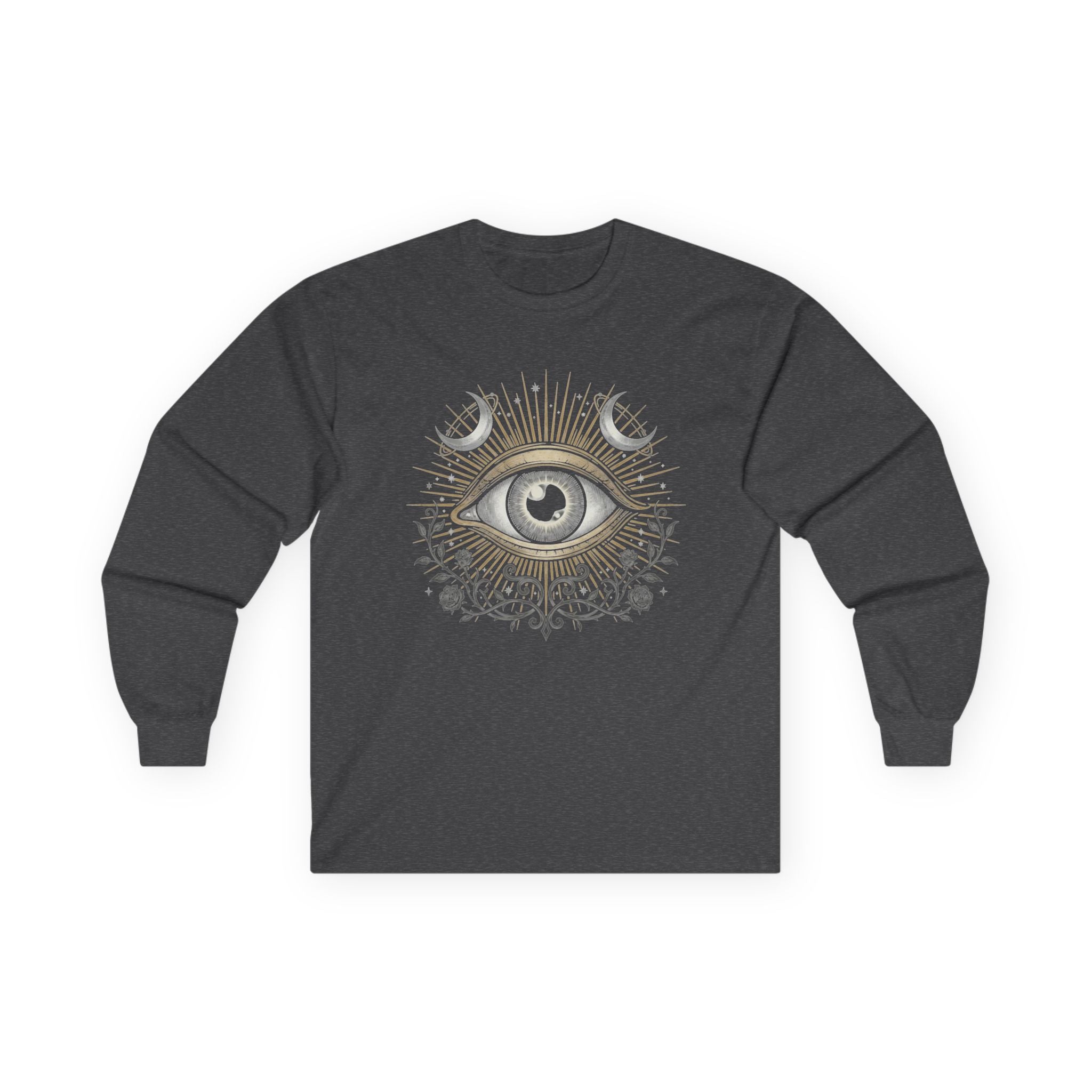 Mystic Eye Long Sleeve Tee — Vintage Occult Graphic