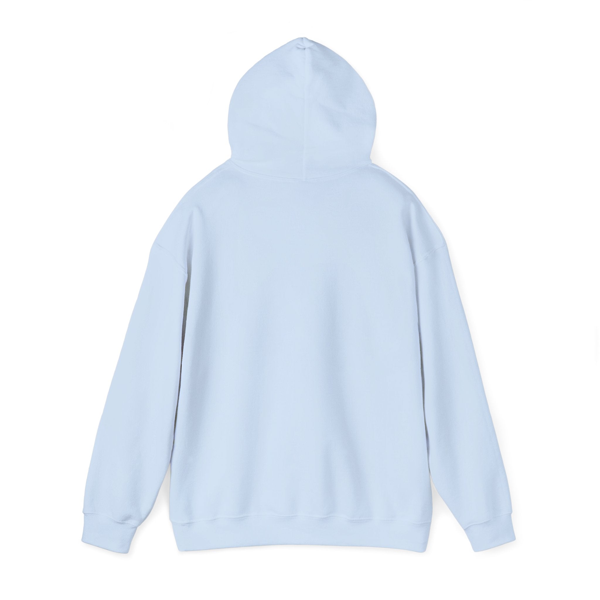 Hoodie — “Heads Up Look, Hear, Smell, Life Is Here” Minimal Inspirational Hoodie