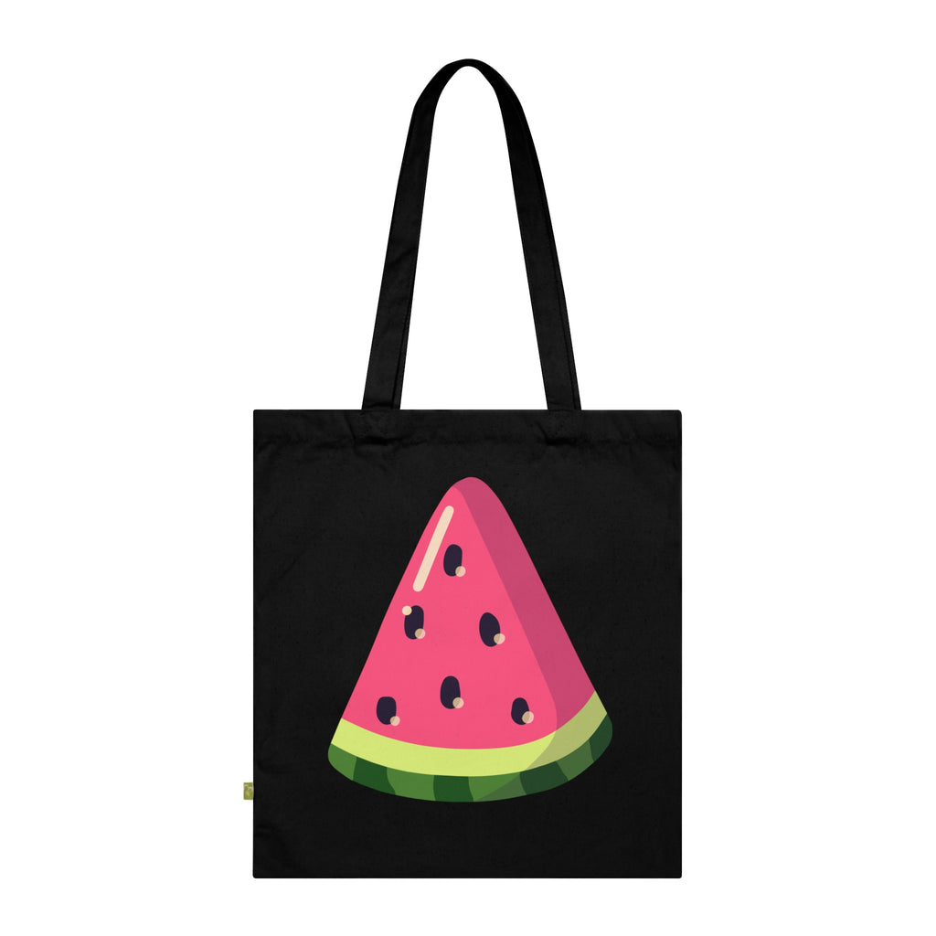 Watermelon Slice Tote Bag — Cute Summer Fruit Organic Cotton Tote