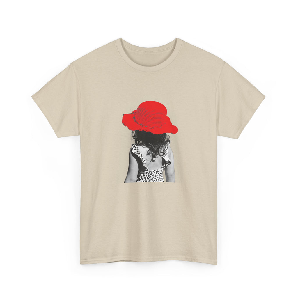 Graphic Tee — Girl with Red Hat Vintage Photo T‑Shirt